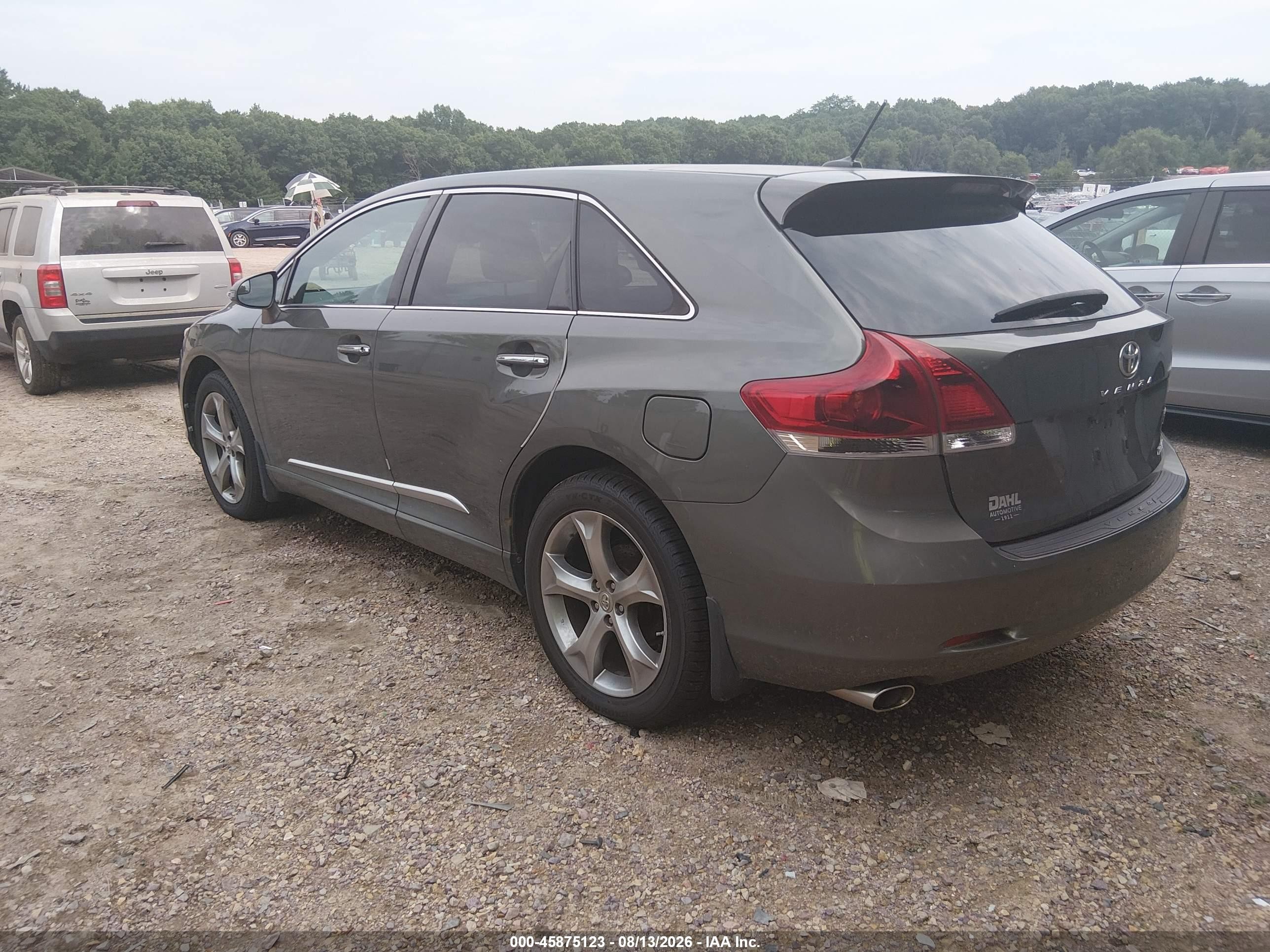 2013 Toyota Venza Xle V6 Gray vin: 4T3BK3BB4DU074252