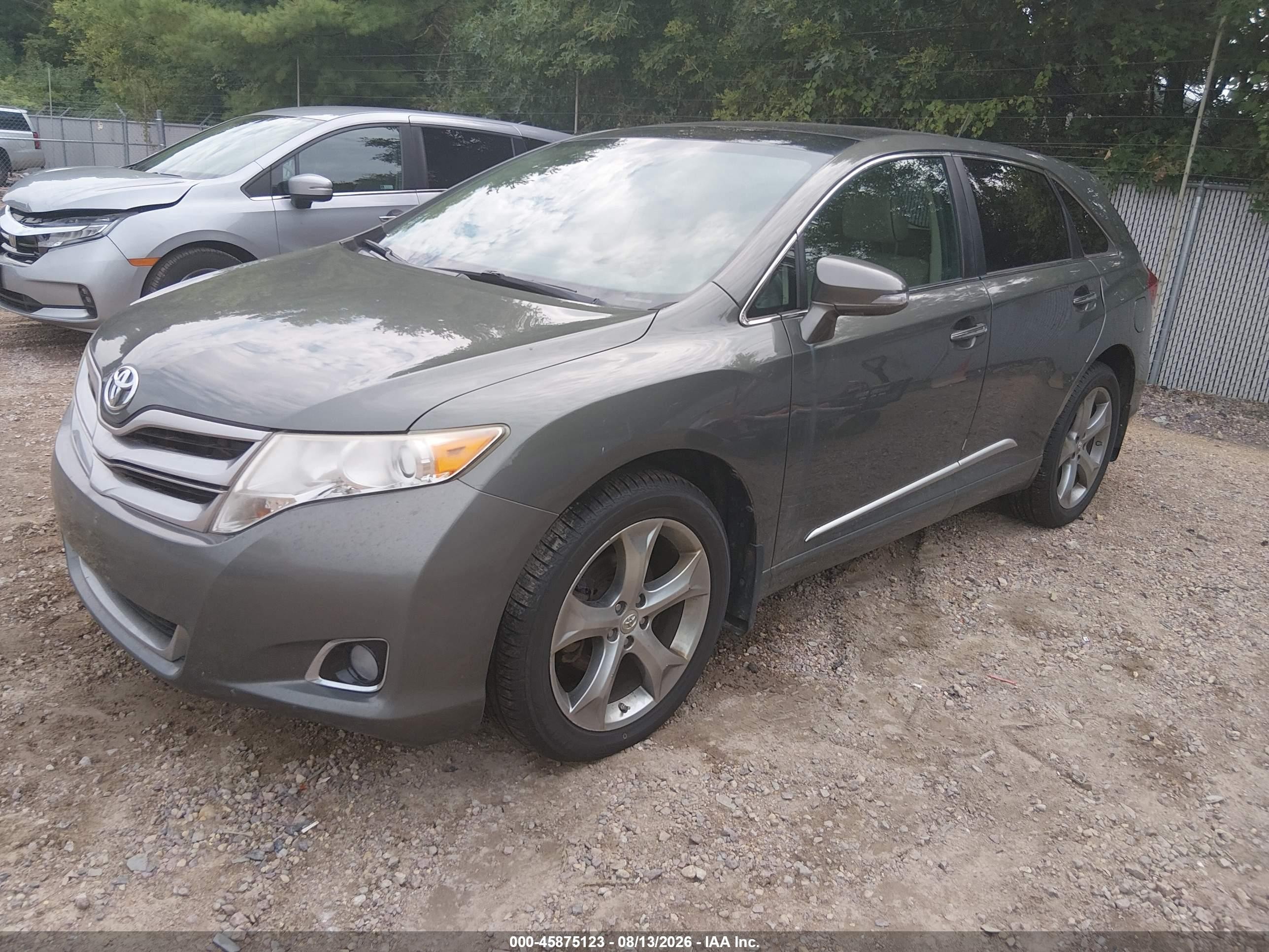 2013 Toyota Venza Xle V6 Gray vin: 4T3BK3BB4DU074252