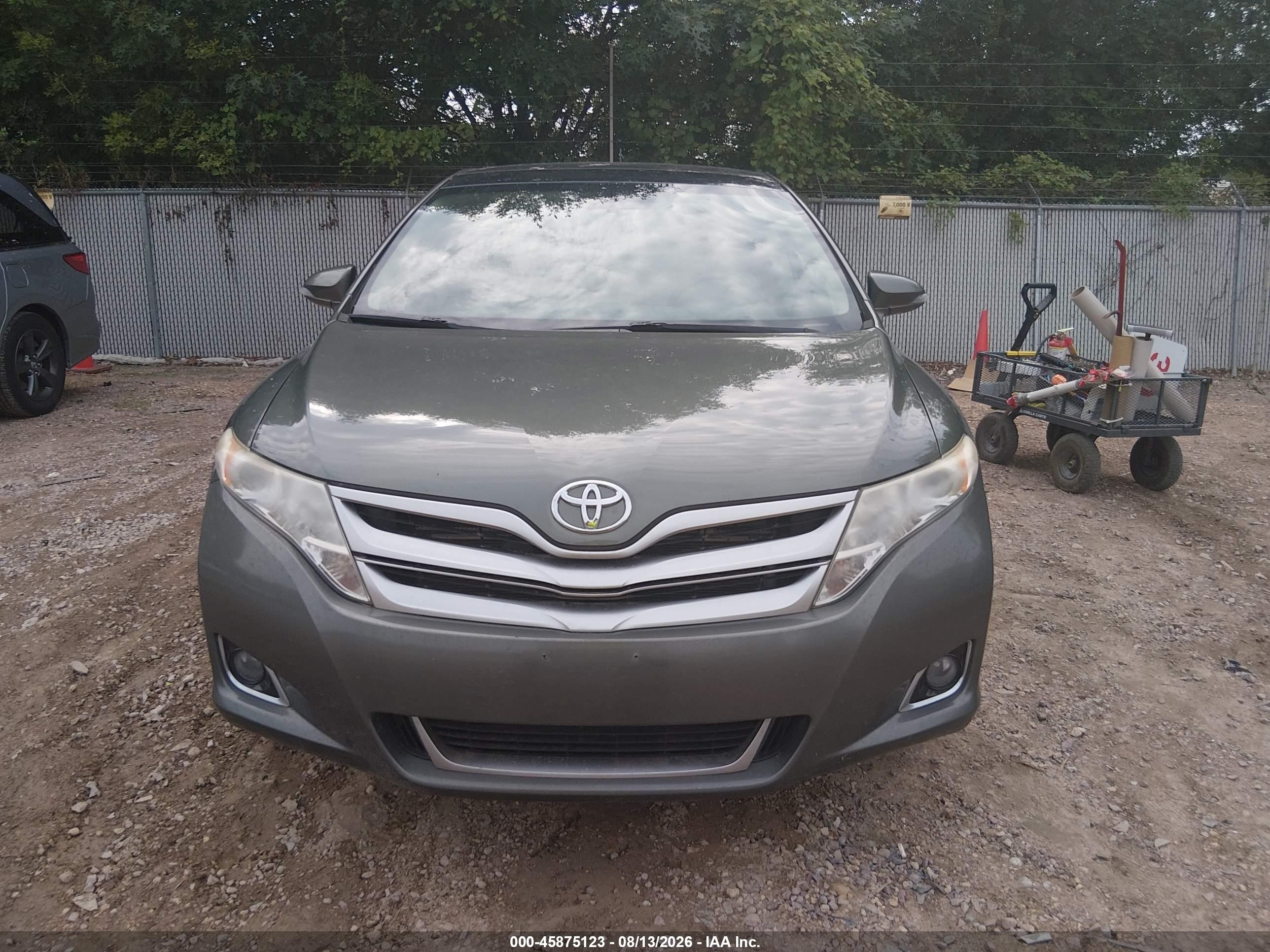 2013 Toyota Venza Xle V6 Gray vin: 4T3BK3BB4DU074252