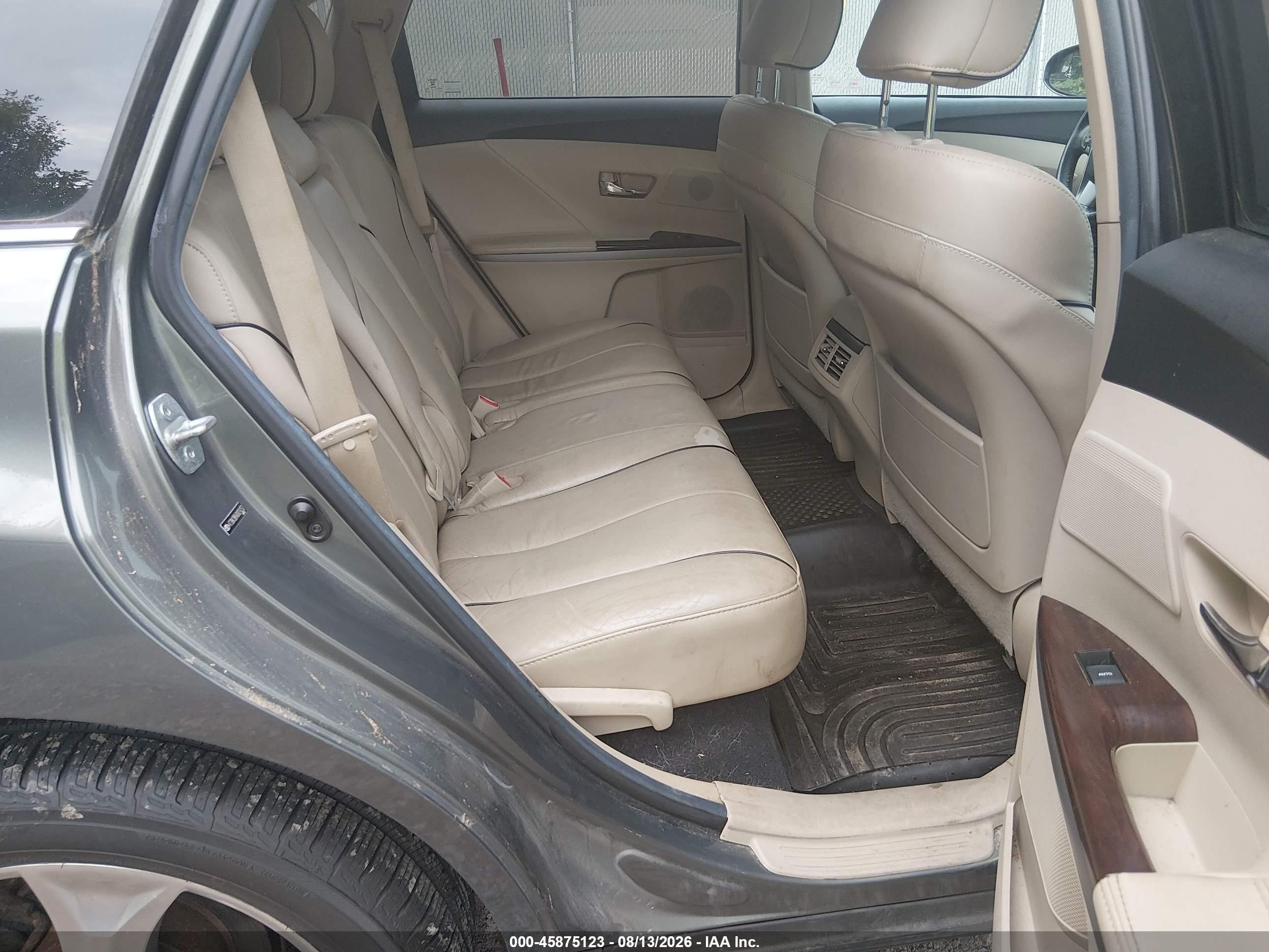 2013 Toyota Venza Xle V6 Gray vin: 4T3BK3BB4DU074252