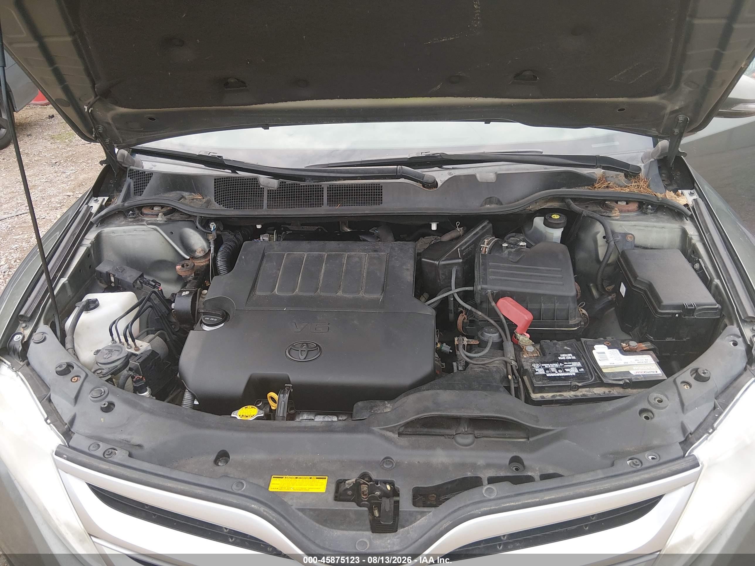 2013 Toyota Venza Xle V6 Gray vin: 4T3BK3BB4DU074252