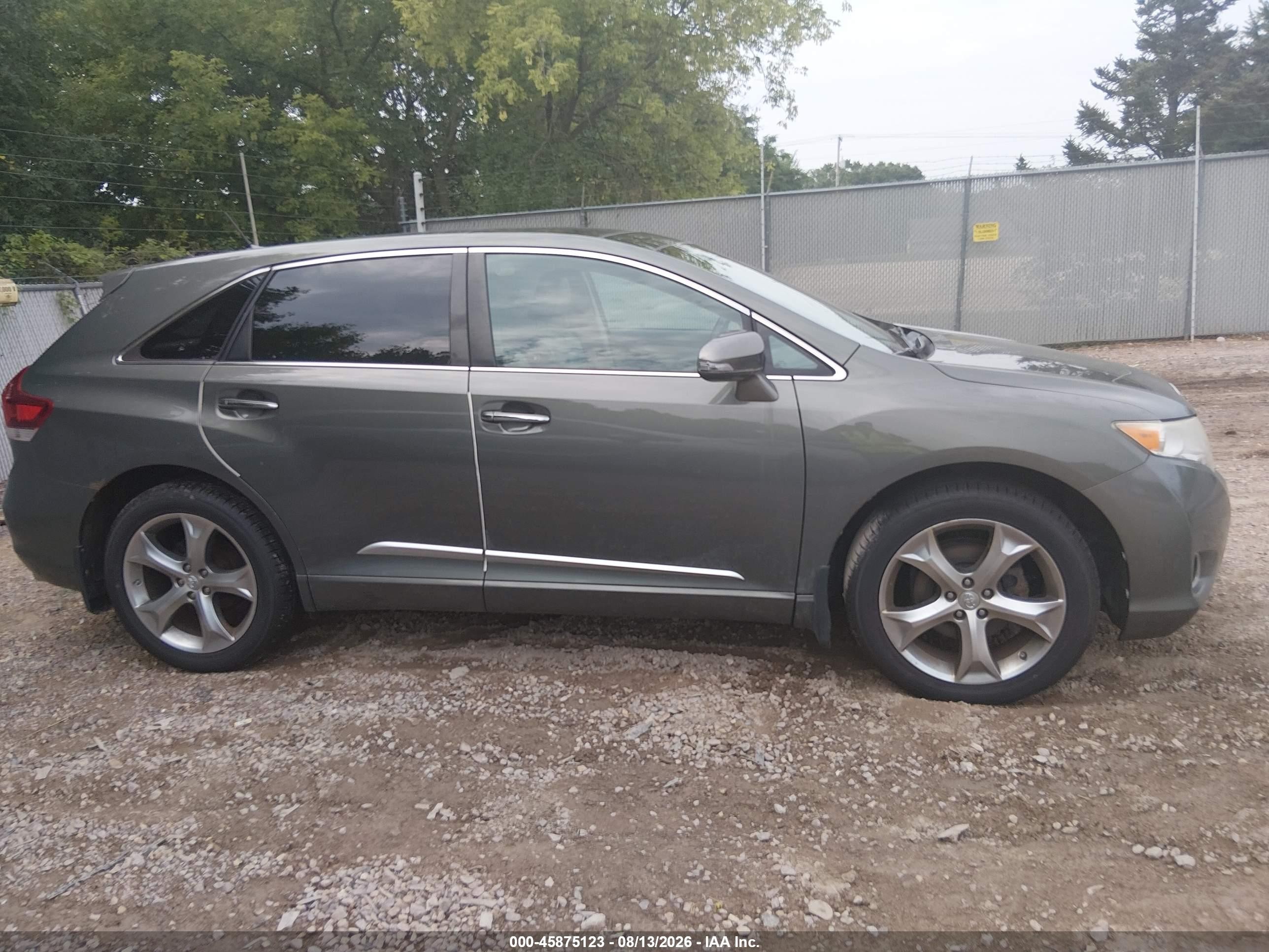 2013 Toyota Venza Xle V6 Gray vin: 4T3BK3BB4DU074252