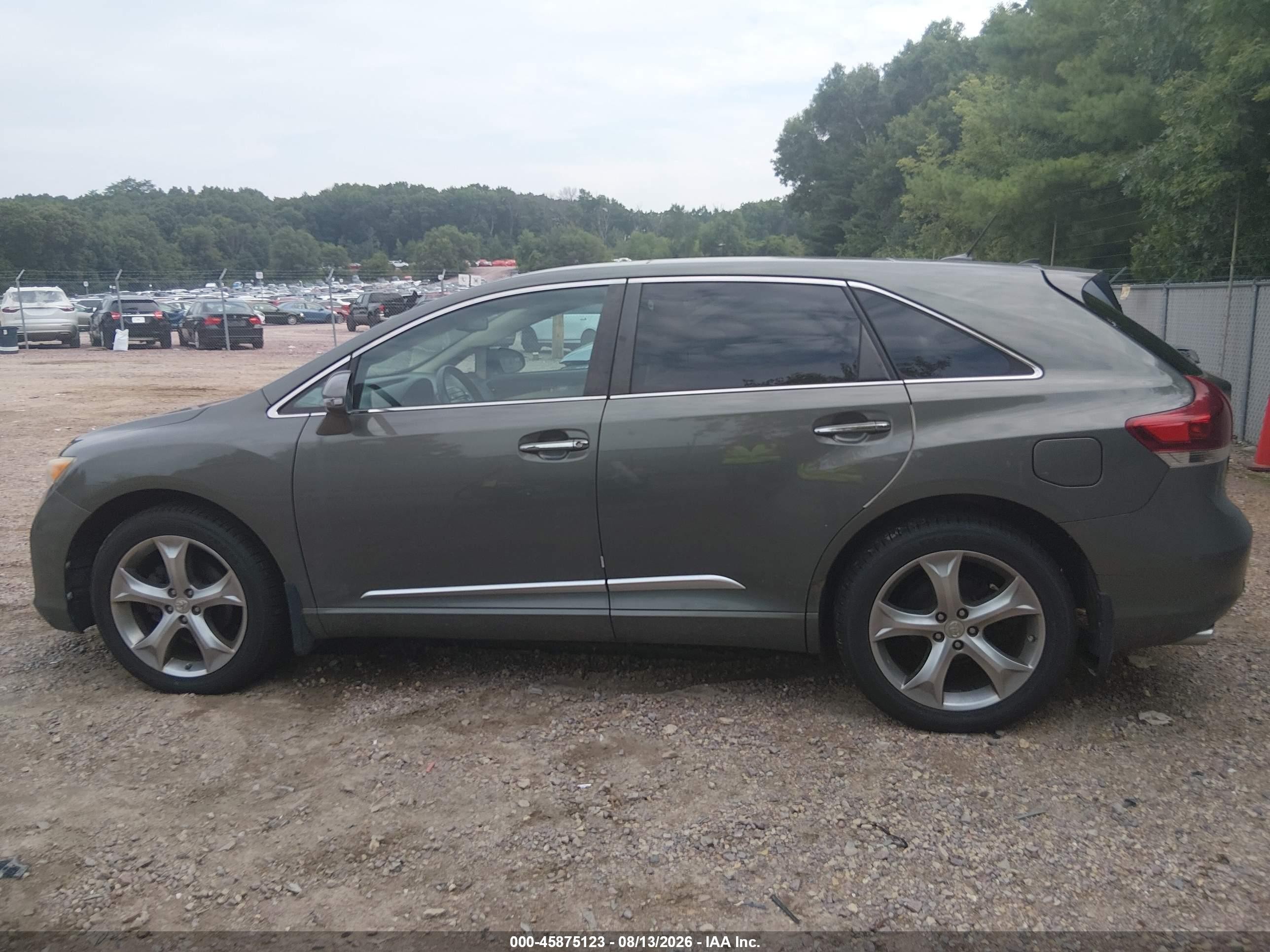 2013 Toyota Venza Xle V6 Gray vin: 4T3BK3BB4DU074252