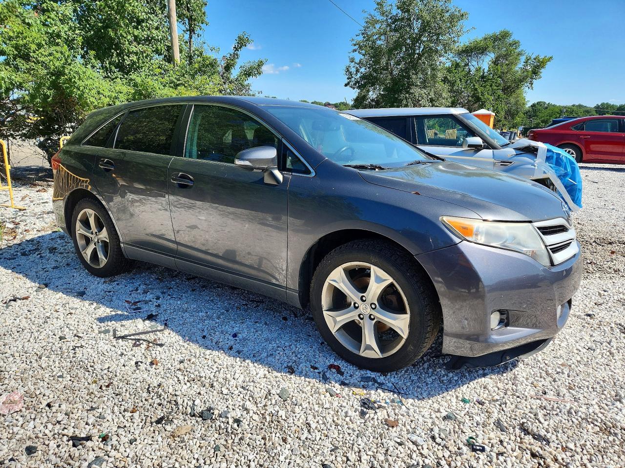 2013 Toyota Venza Le Серый vin: 4T3BK3BB4DU076602