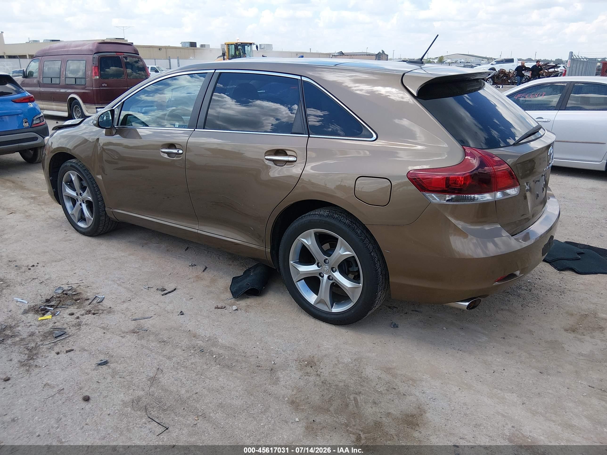 2013 Toyota Venza Xle V6 Brown vin: 4T3BK3BB4DU081153