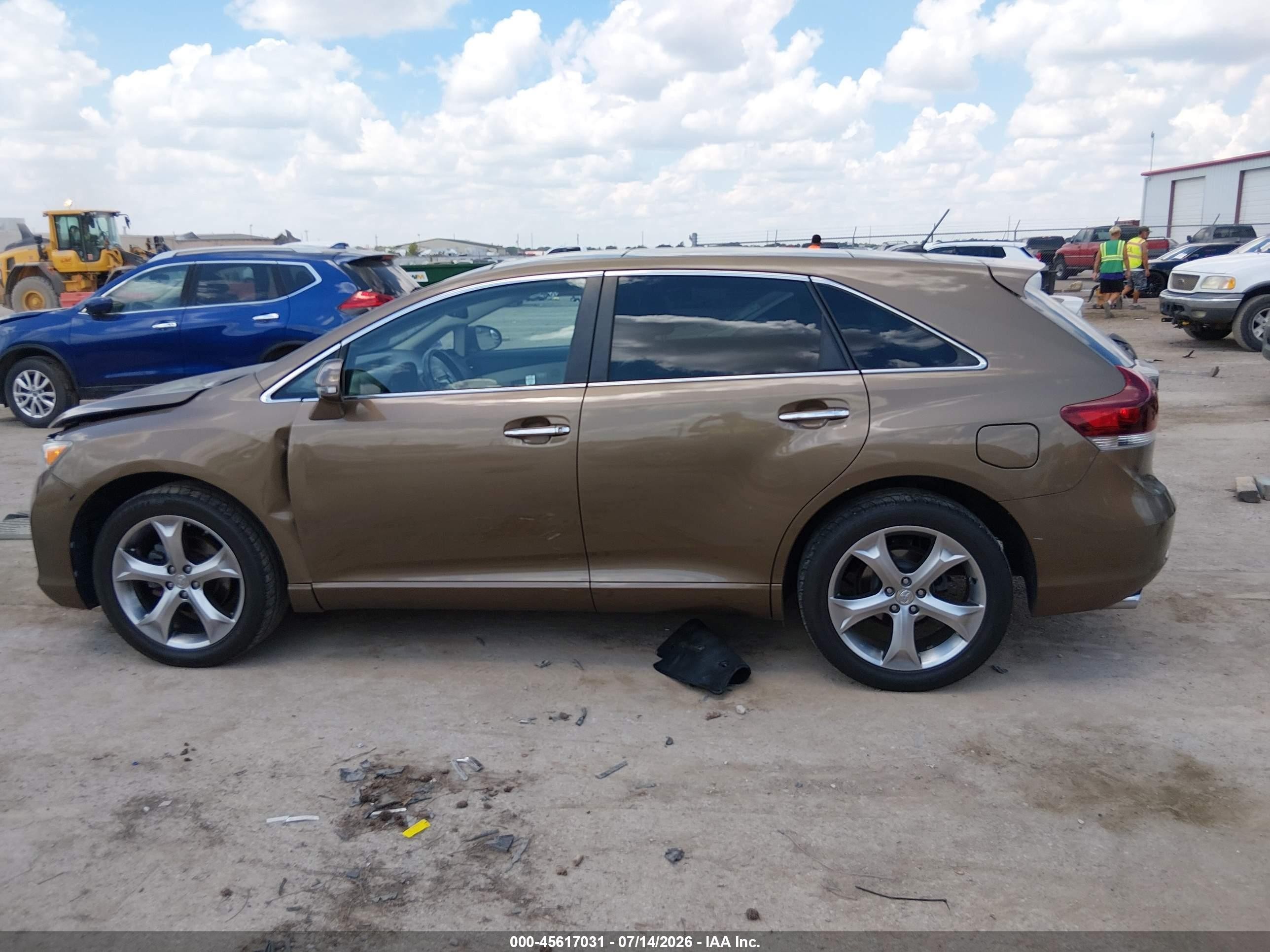 2013 Toyota Venza Xle V6 Brown vin: 4T3BK3BB4DU081153