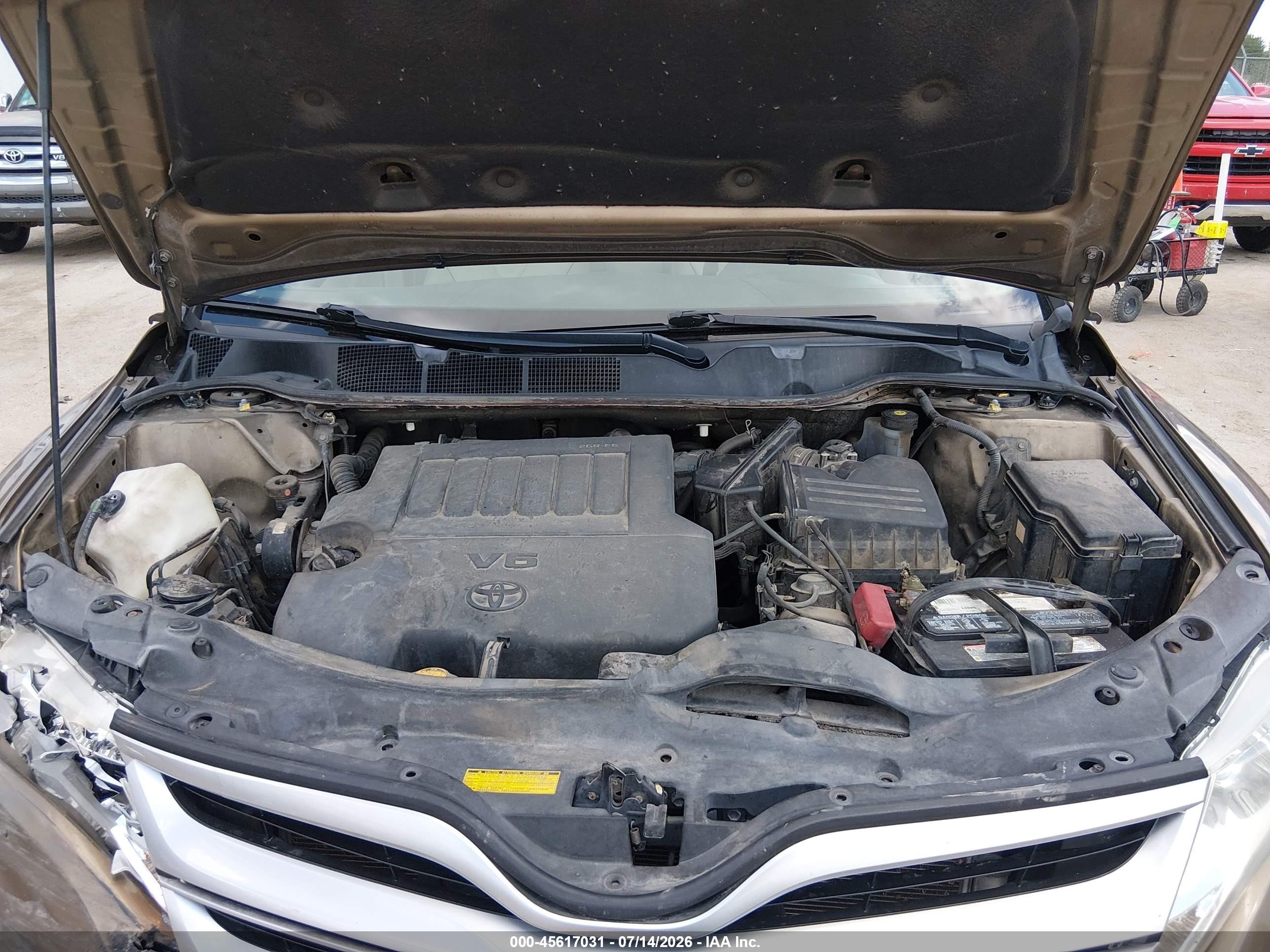 2013 Toyota Venza Xle V6 Brown vin: 4T3BK3BB4DU081153