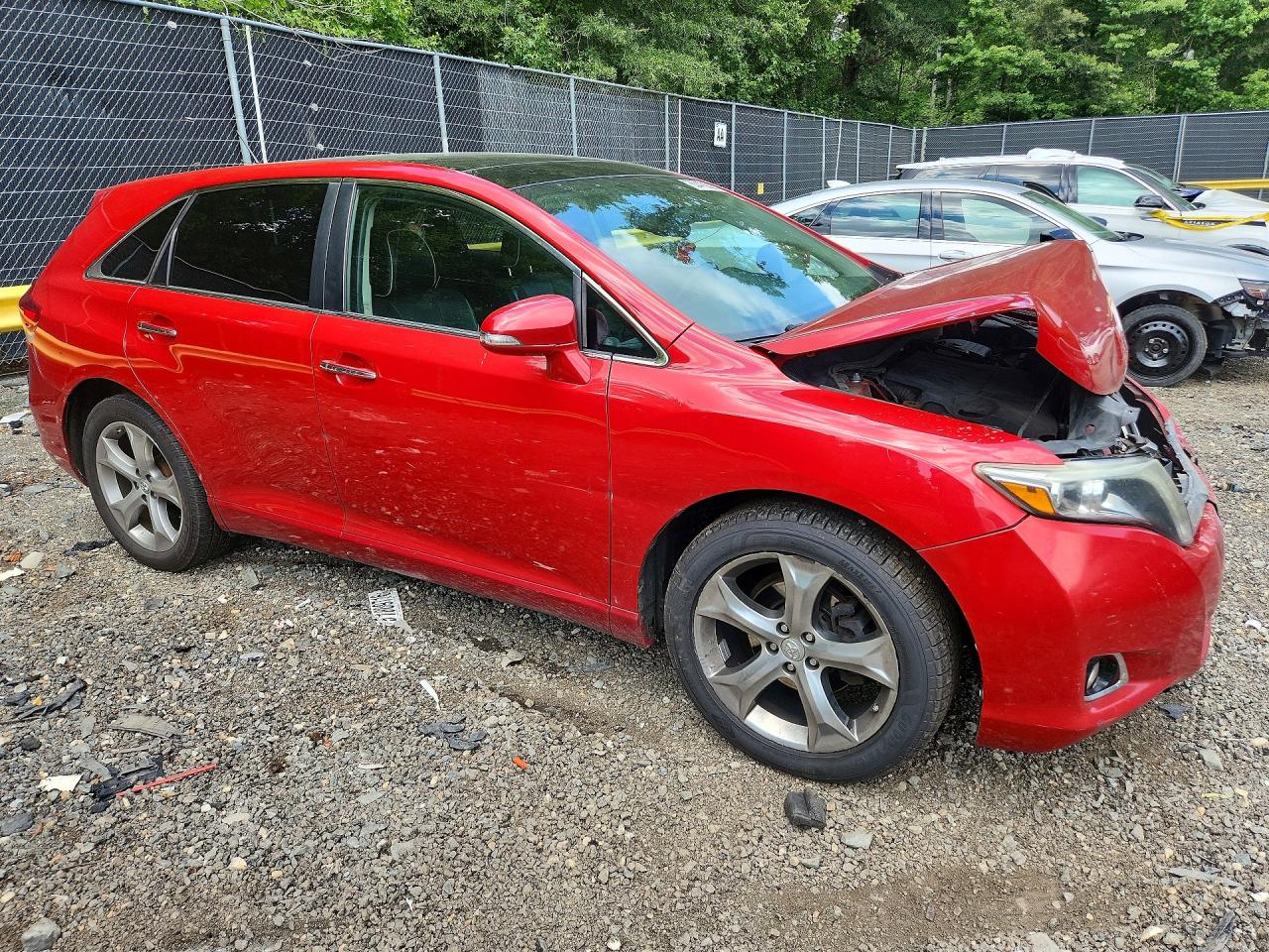 2013 Toyota Venza Limited Red vin: 4T3BK3BB4DU082271