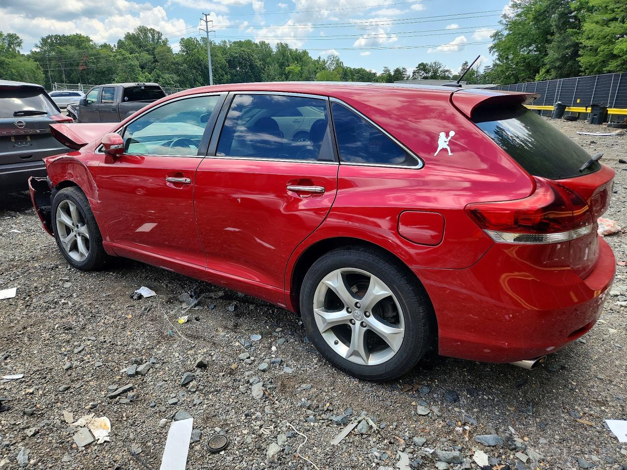 2013 Toyota Venza Limited Red vin: 4T3BK3BB4DU082271