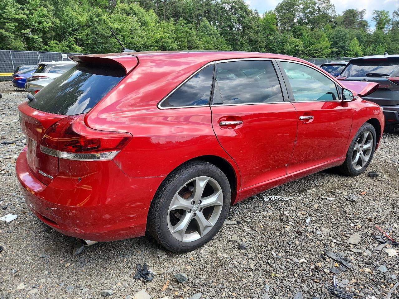 2013 Toyota Venza Limited Red vin: 4T3BK3BB4DU082271