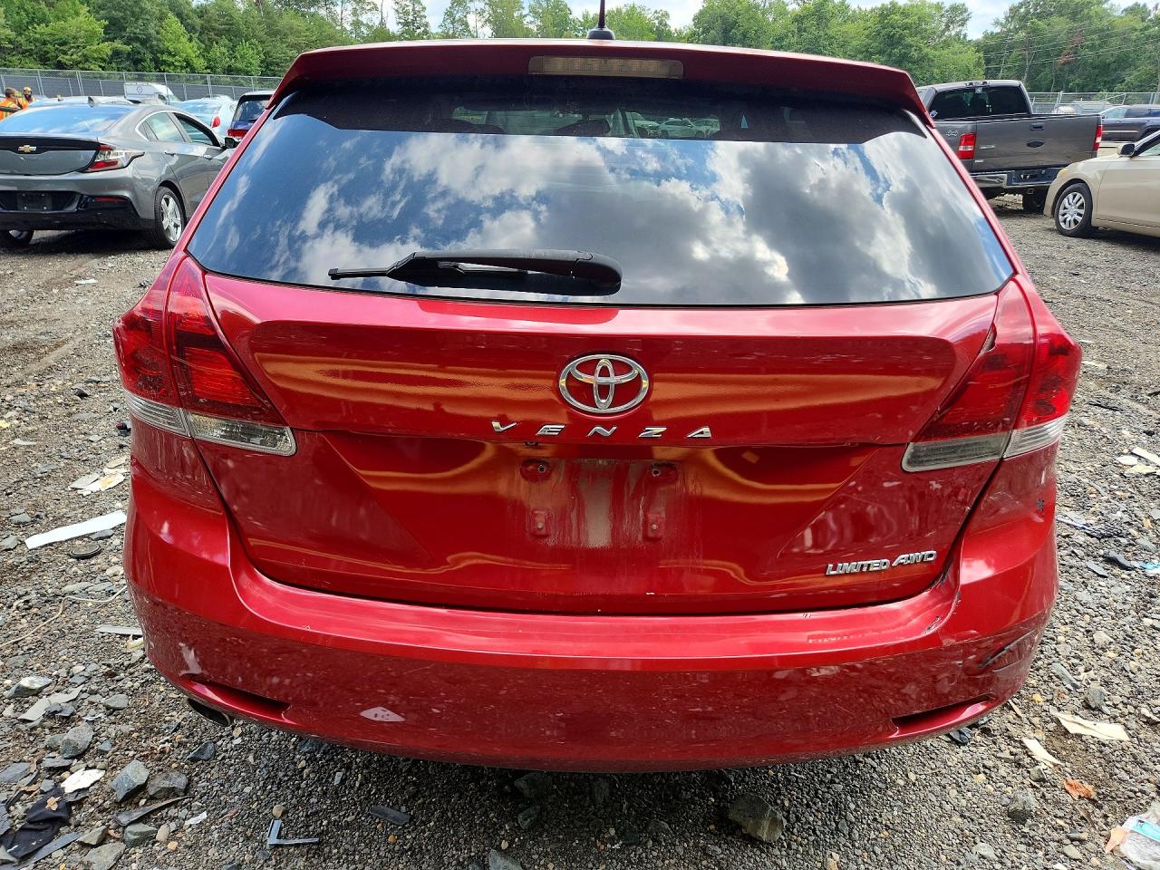 2013 Toyota Venza Limited Red vin: 4T3BK3BB4DU082271
