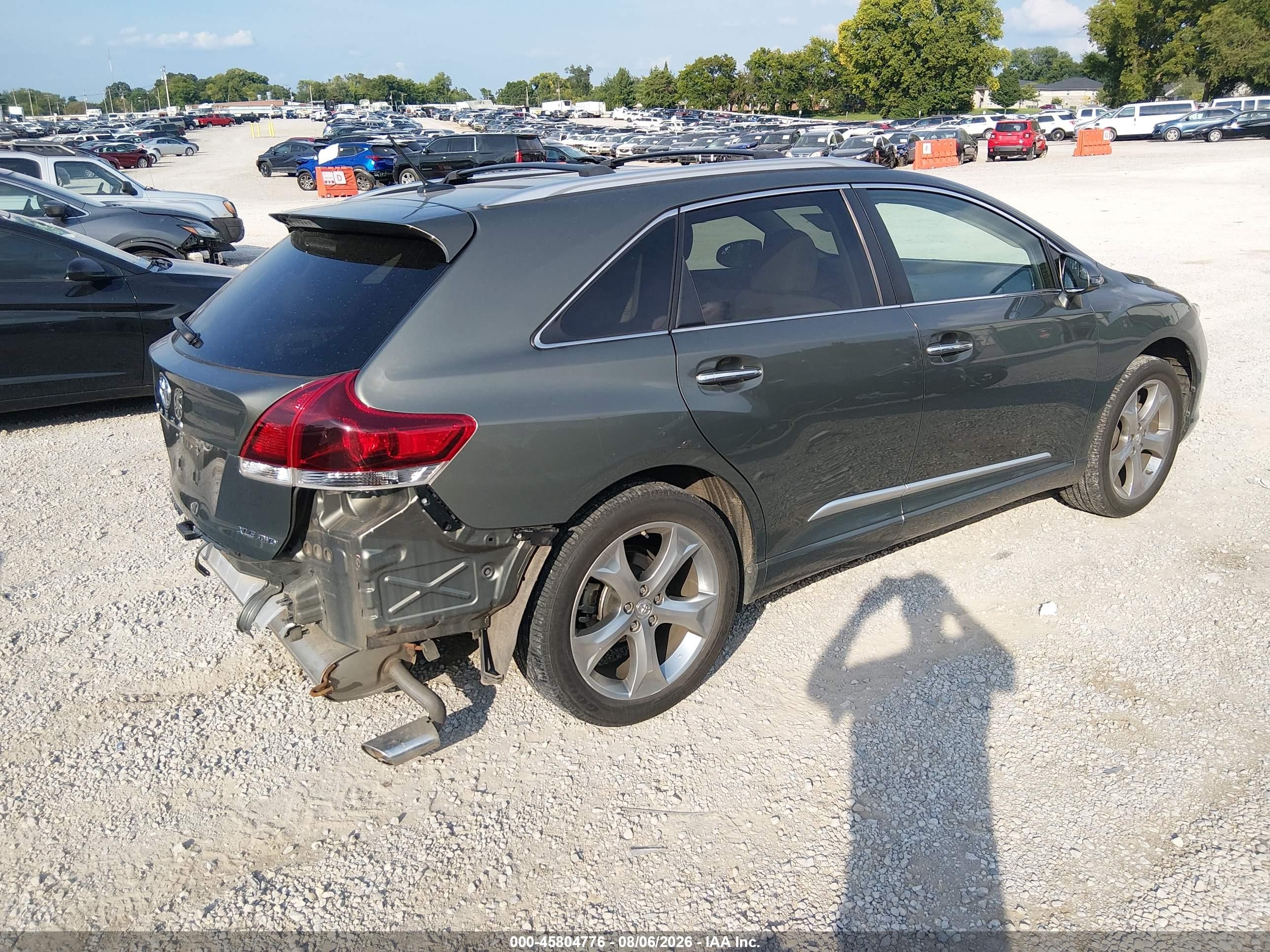 2013 Toyota Venza Xle V6 Зеленый vin: 4T3BK3BB4DU094386