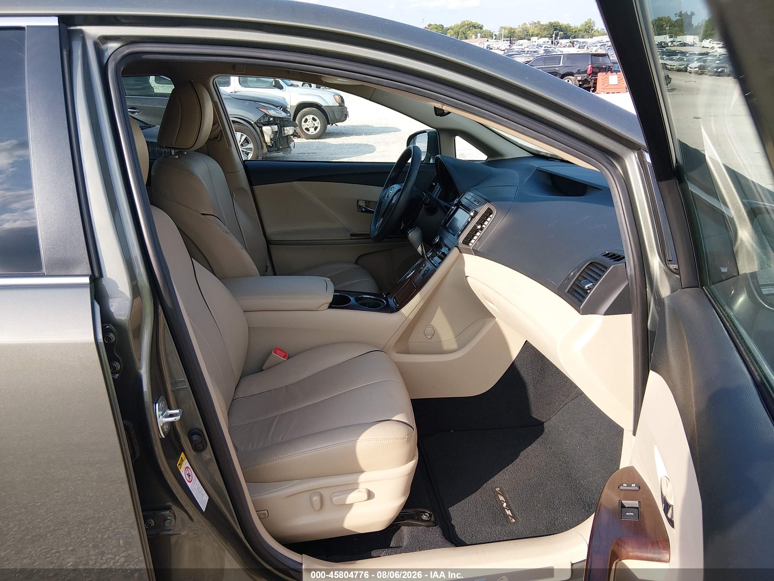 2013 Toyota Venza Xle V6 Зеленый vin: 4T3BK3BB4DU094386