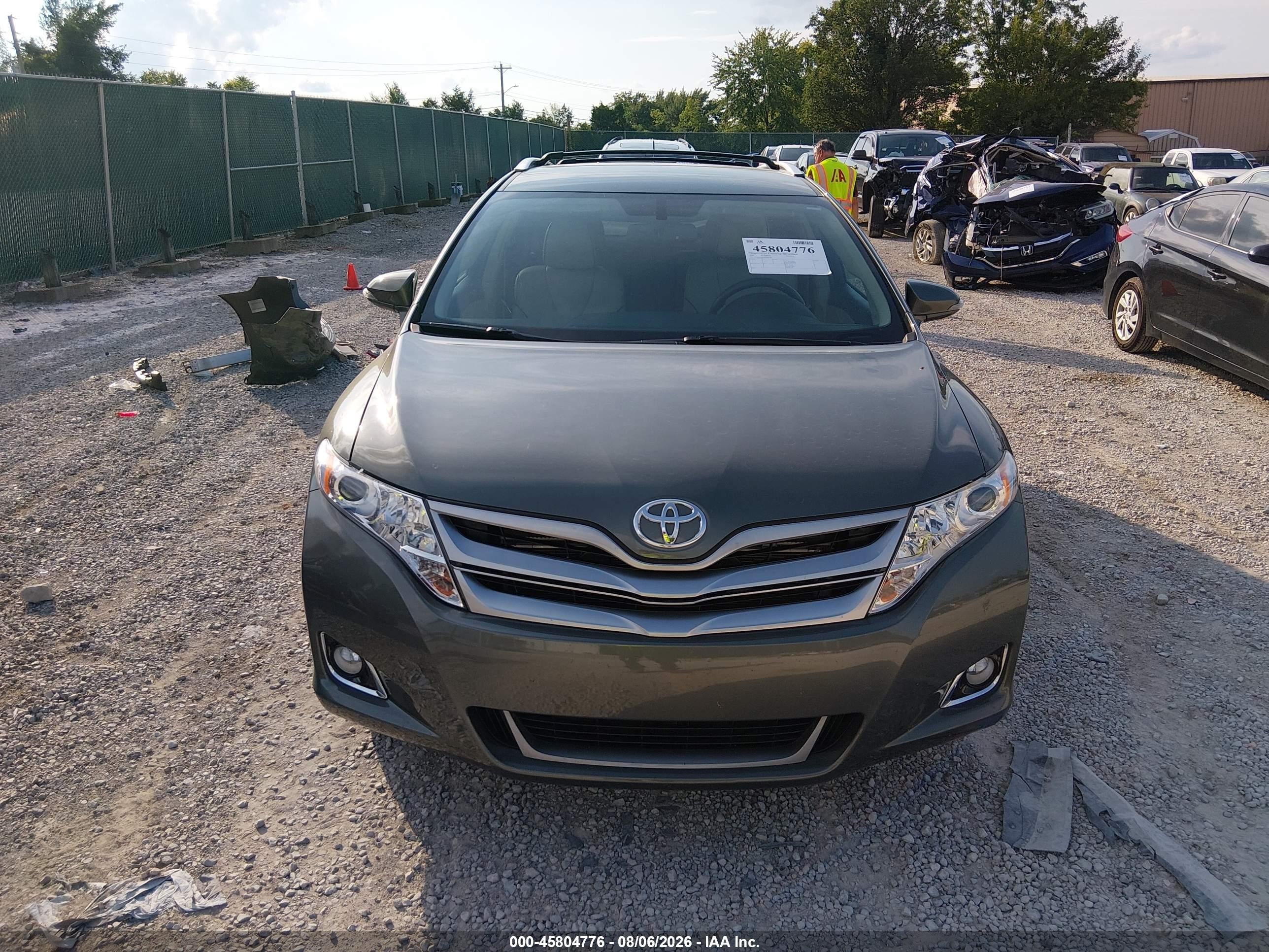 2013 Toyota Venza Xle V6 Зеленый vin: 4T3BK3BB4DU094386