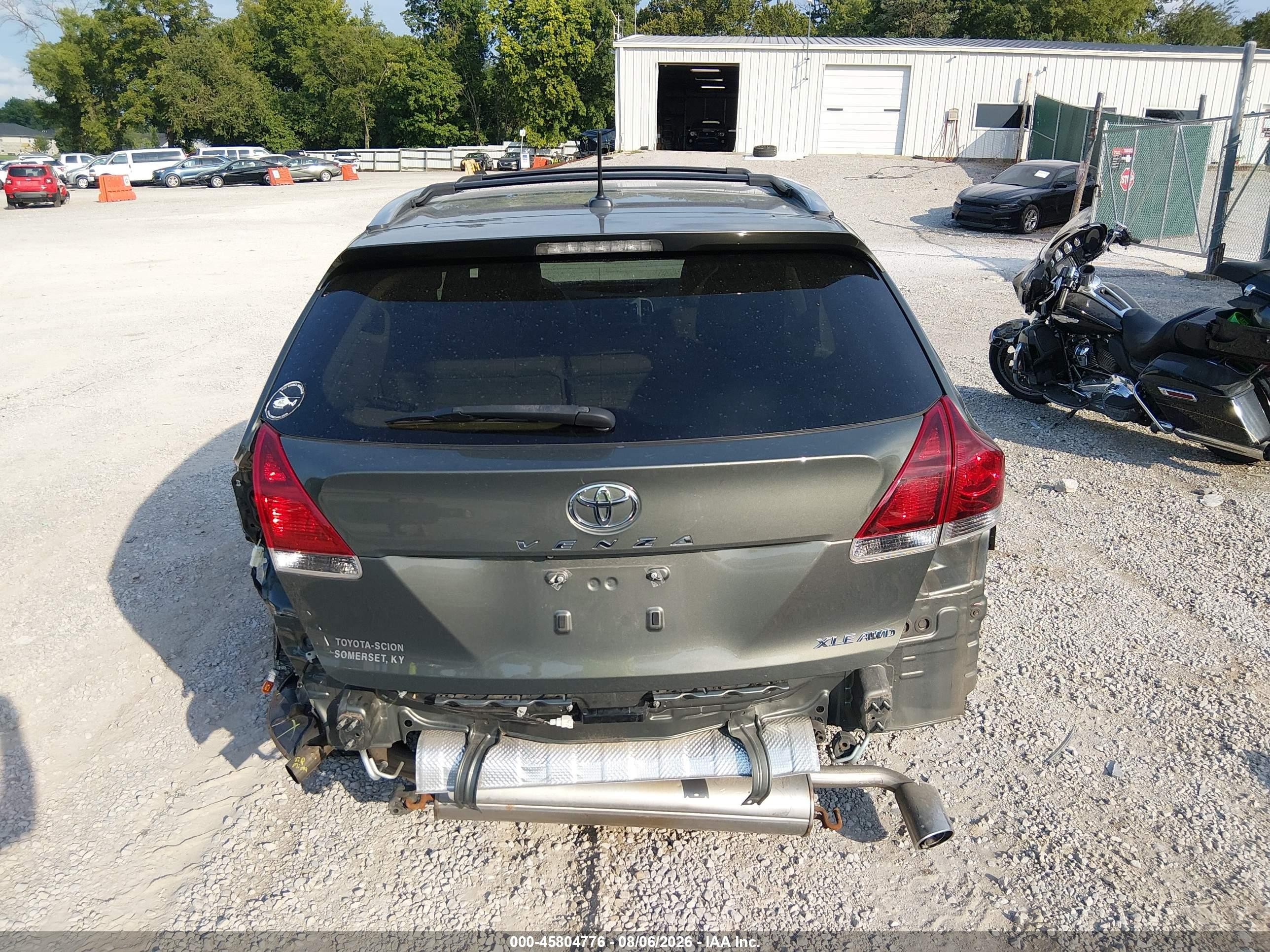2013 Toyota Venza Xle V6 Зеленый vin: 4T3BK3BB4DU094386