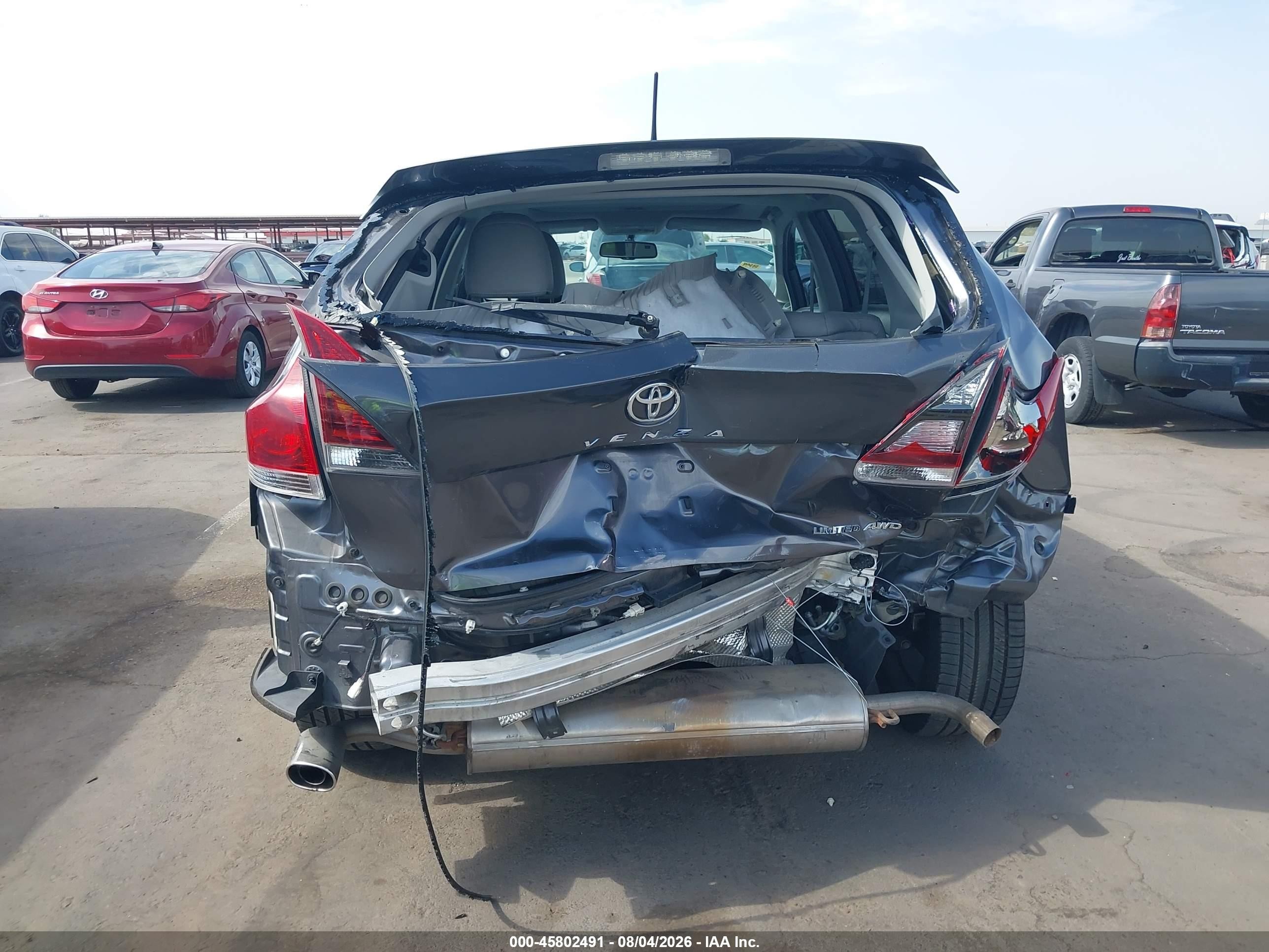 2014 Toyota Venza Limited V6 Gray vin: 4T3BK3BB4EU103167