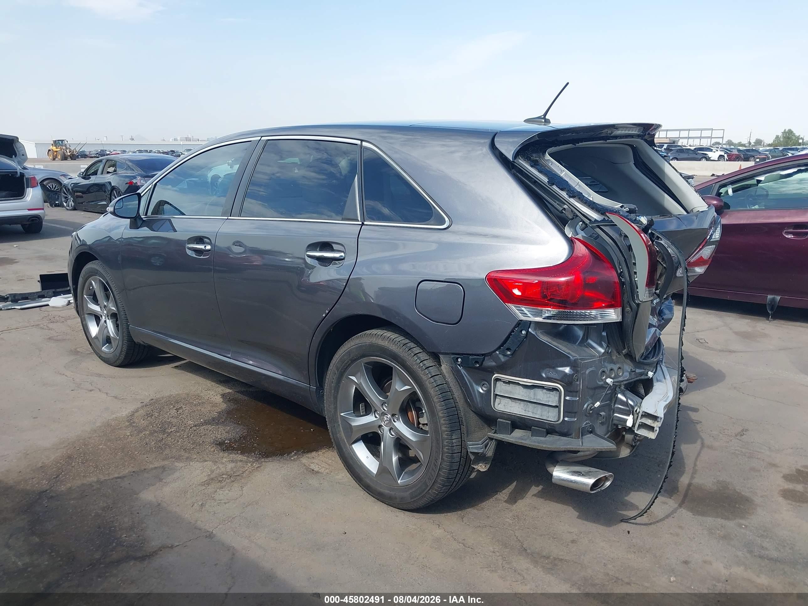 2014 Toyota Venza Limited V6 Gray vin: 4T3BK3BB4EU103167