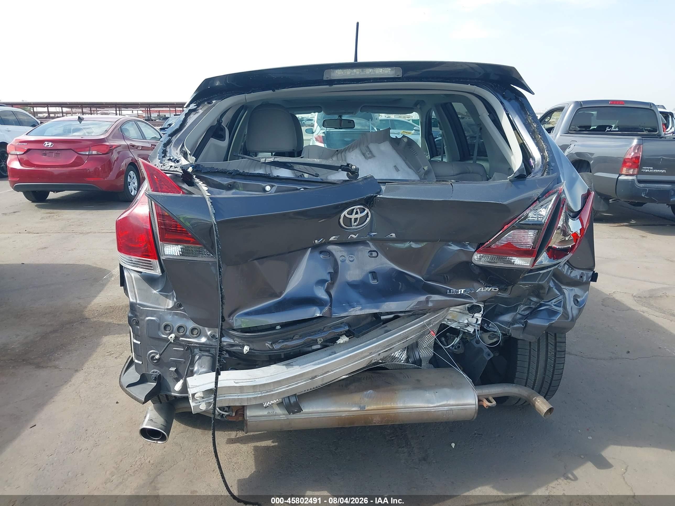 2014 Toyota Venza Limited V6 Gray vin: 4T3BK3BB4EU103167