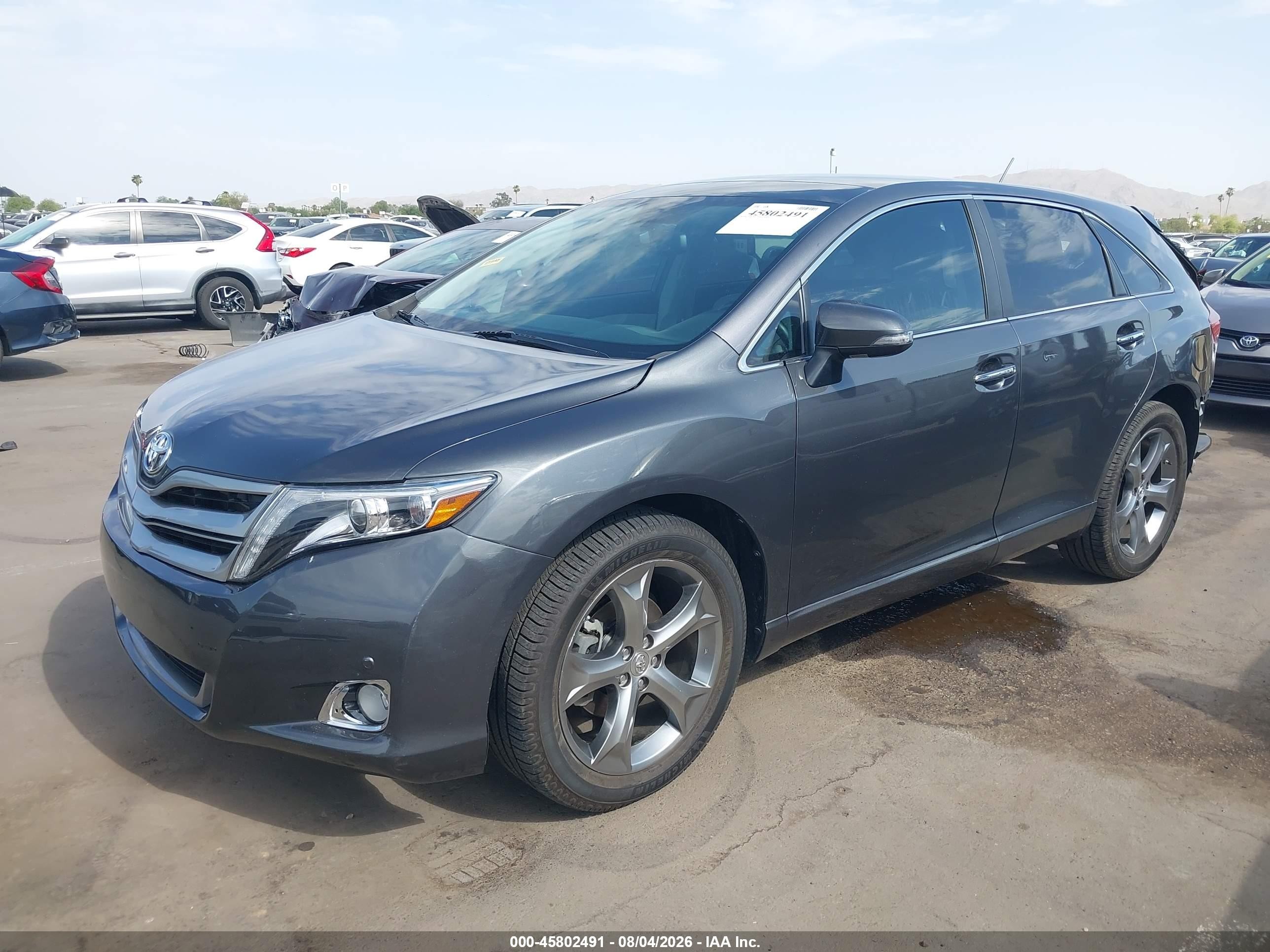 2014 Toyota Venza Limited V6 Gray vin: 4T3BK3BB4EU103167