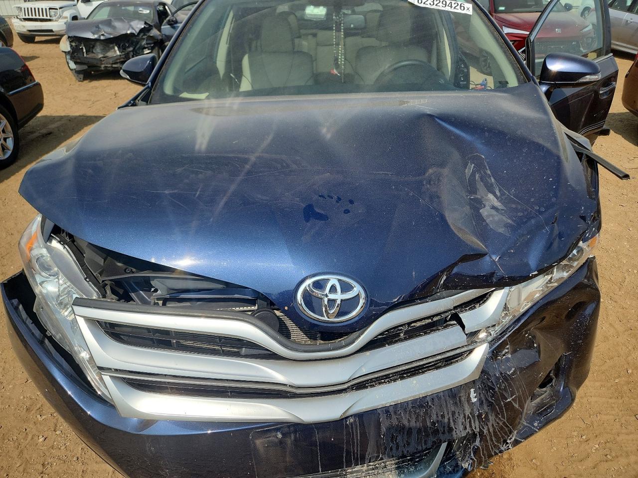 2015 Toyota Venza Xle Blue vin: 4T3BK3BB4FU116017
