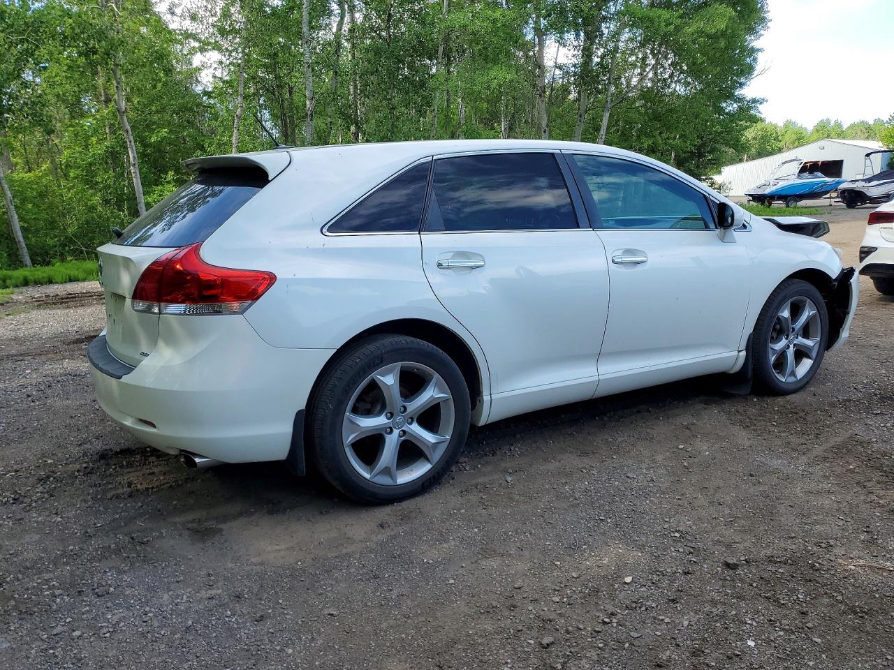 2010 Toyota Venza Awd V6 White vin: 4T3BK3BB5AU030479