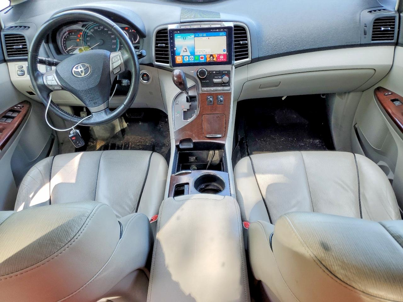 2010 Toyota Venza Awd V6 White vin: 4T3BK3BB5AU030479
