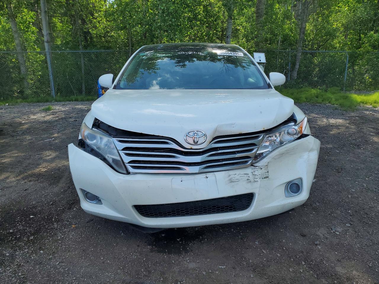 2010 Toyota Venza Awd V6 White vin: 4T3BK3BB5AU030479