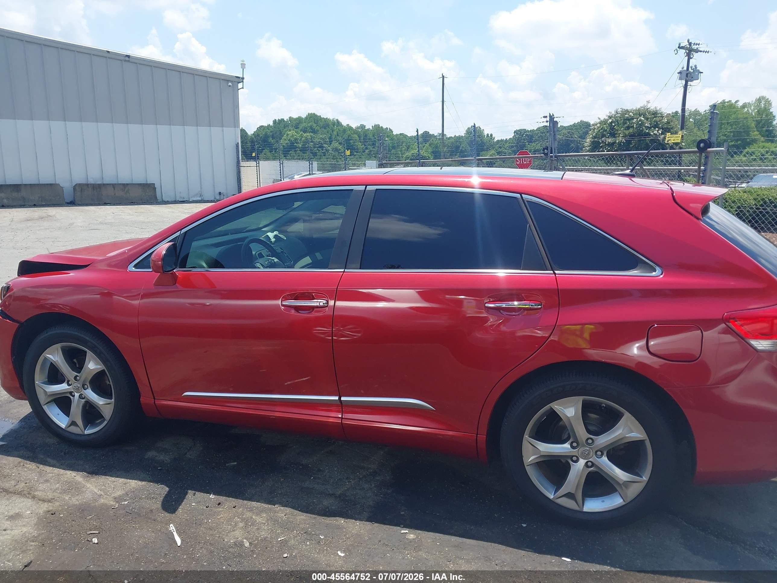 2011 Toyota Venza Base V6 Red vin: 4T3BK3BB5BU047896