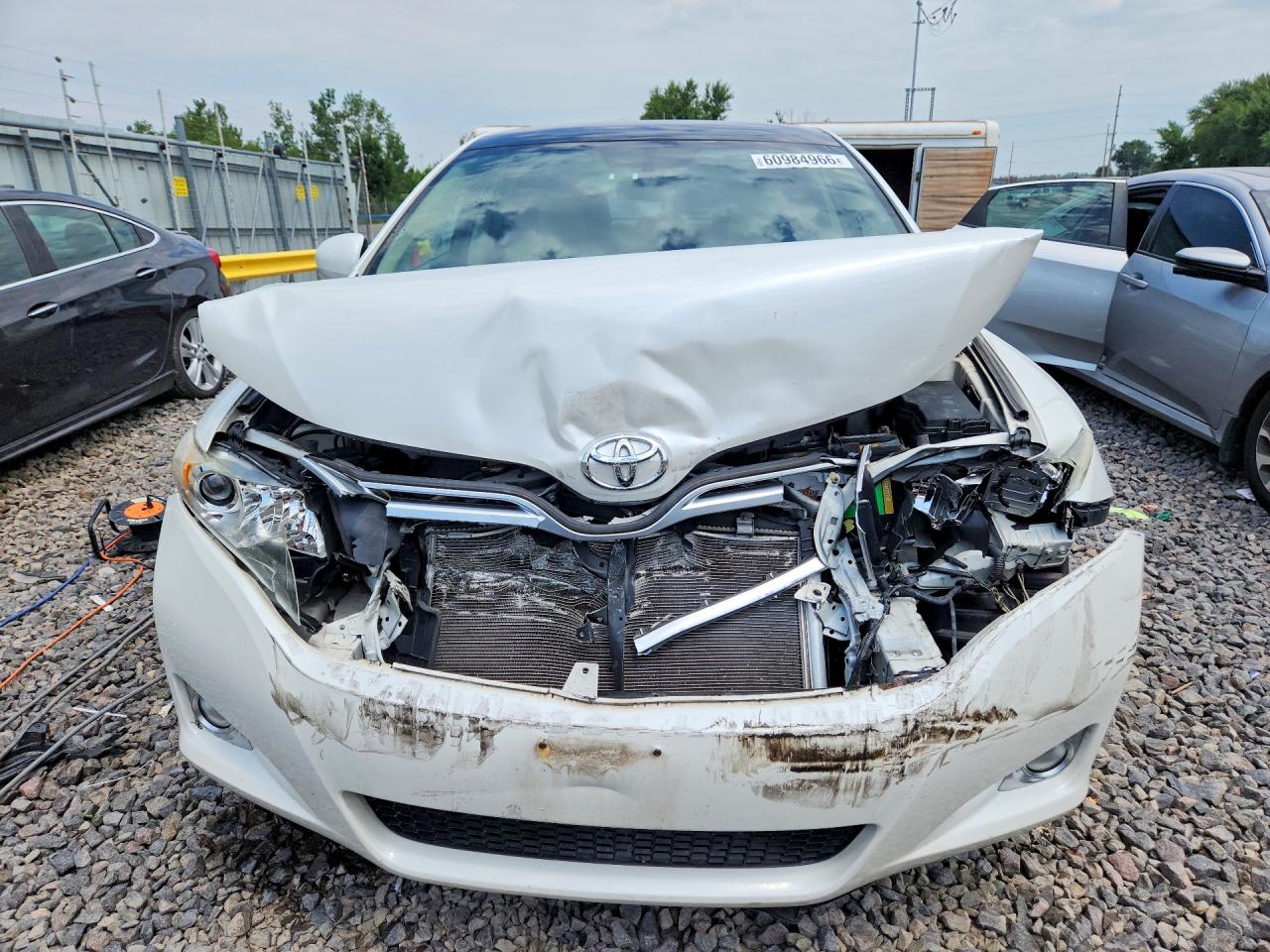 2011 Toyota Venza Awd V6 White vin: 4T3BK3BB5BU055433
