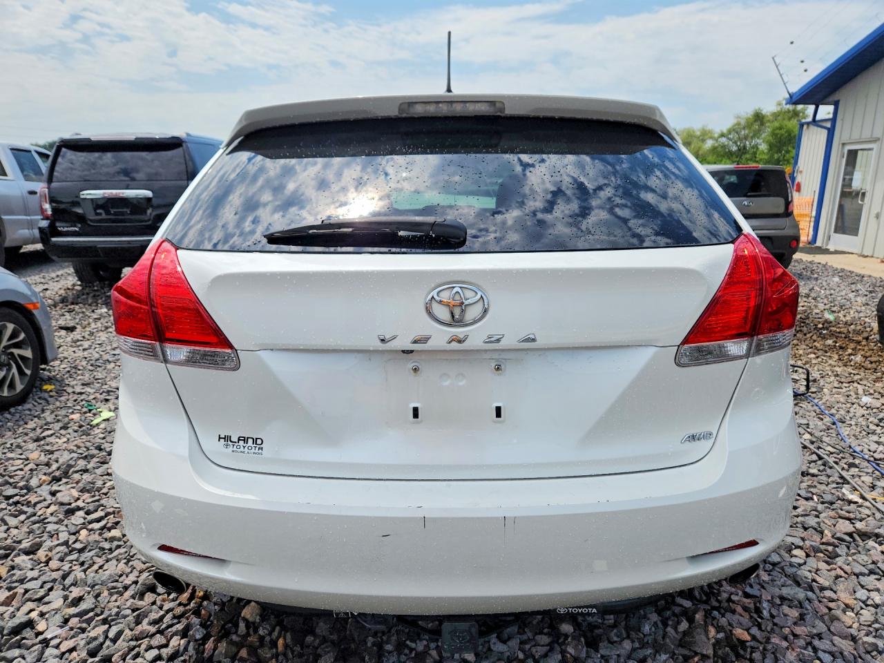 2011 Toyota Venza Awd V6 White vin: 4T3BK3BB5BU055433
