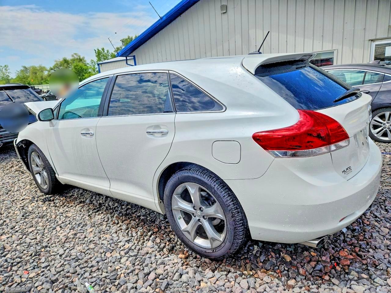 2011 Toyota Venza Awd V6 White vin: 4T3BK3BB5BU055433
