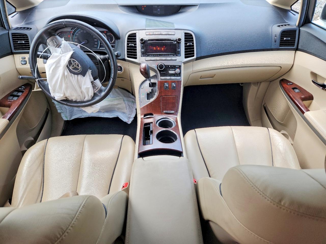 2011 Toyota Venza Awd V6 White vin: 4T3BK3BB5BU055433