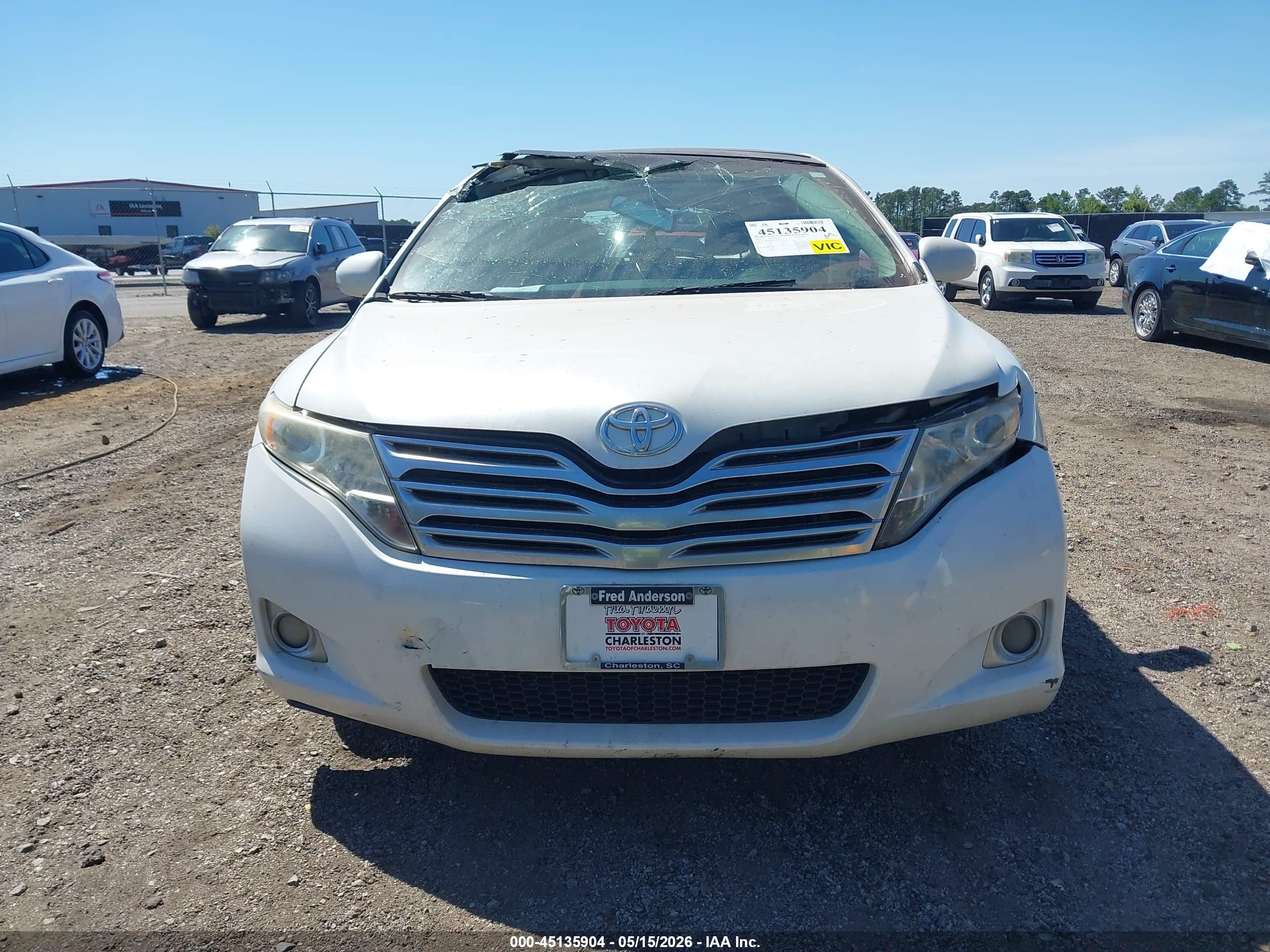 2011 Toyota Venza Base V6 White vin: 4T3BK3BB5BU059482