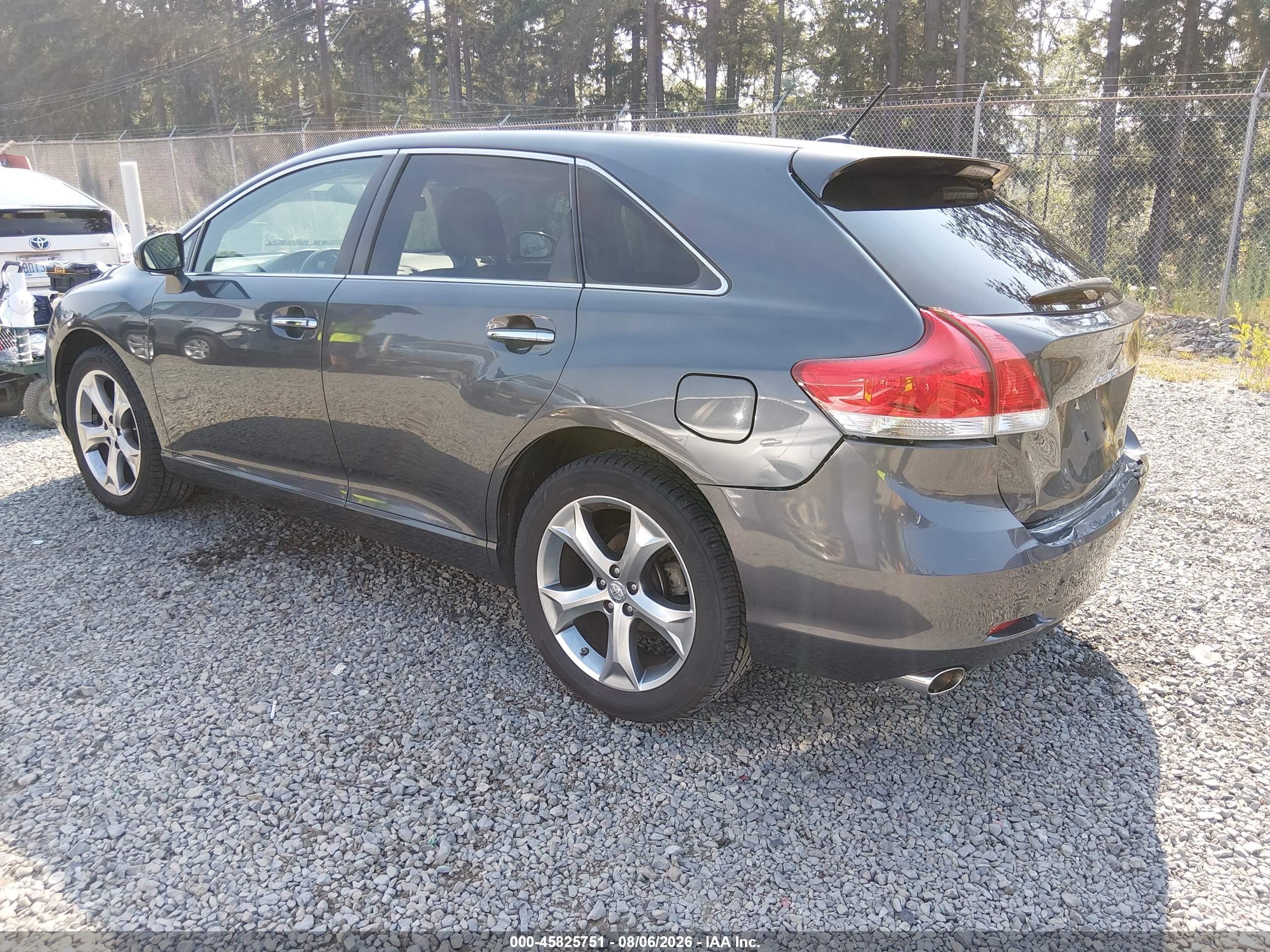 2011 Toyota Venza Base V6 Gray vin: 4T3BK3BB5BU062950
