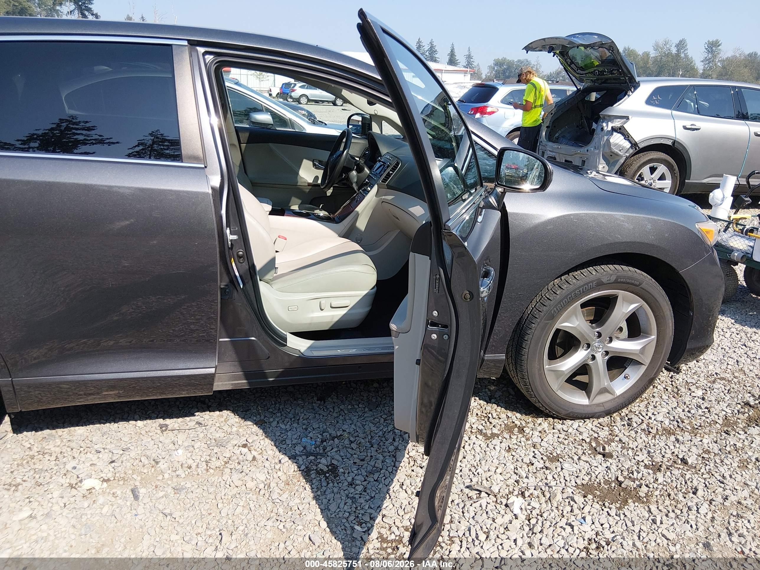 2011 Toyota Venza Base V6 Gray vin: 4T3BK3BB5BU062950