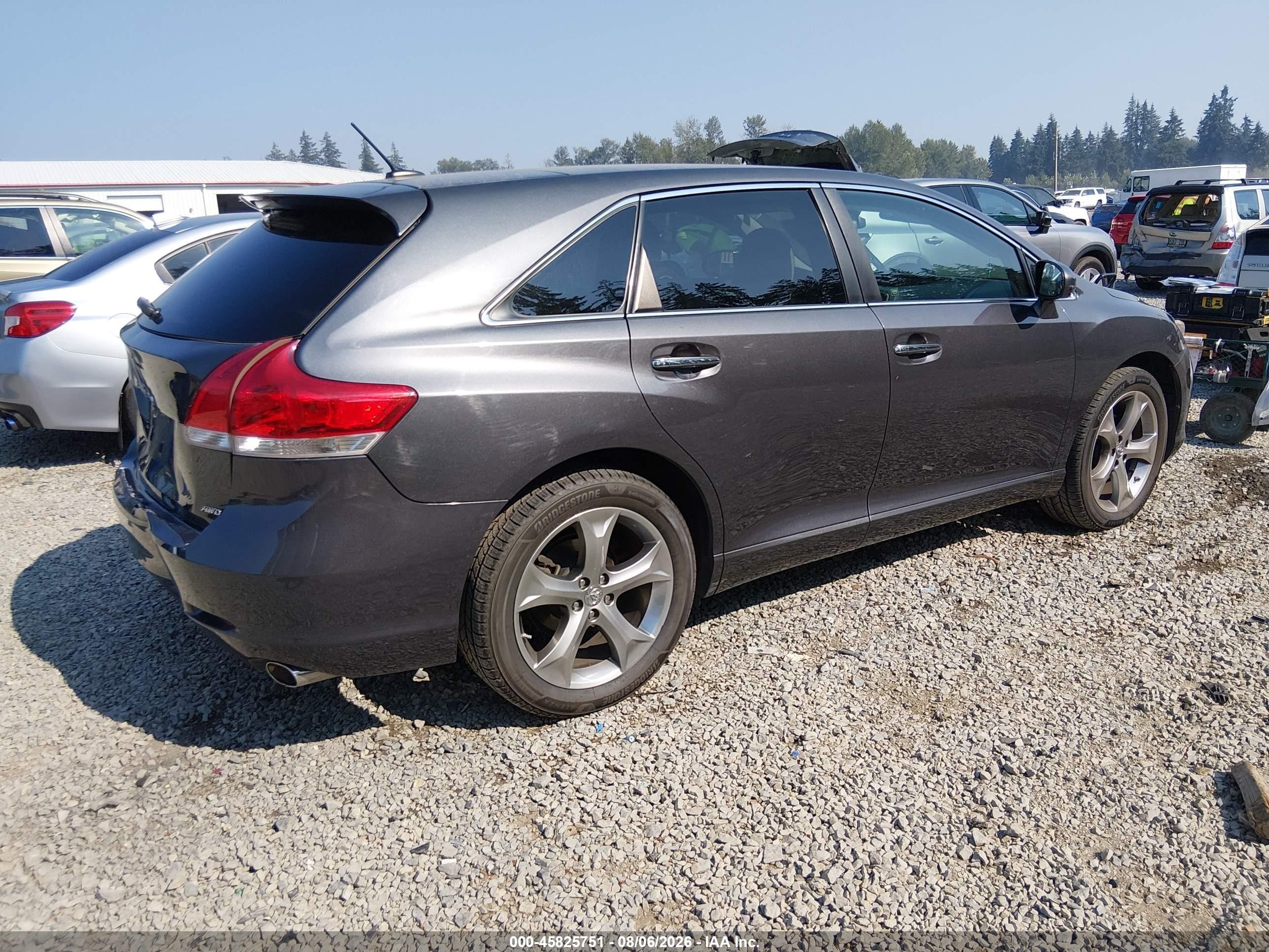 2011 Toyota Venza Base V6 Gray vin: 4T3BK3BB5BU062950