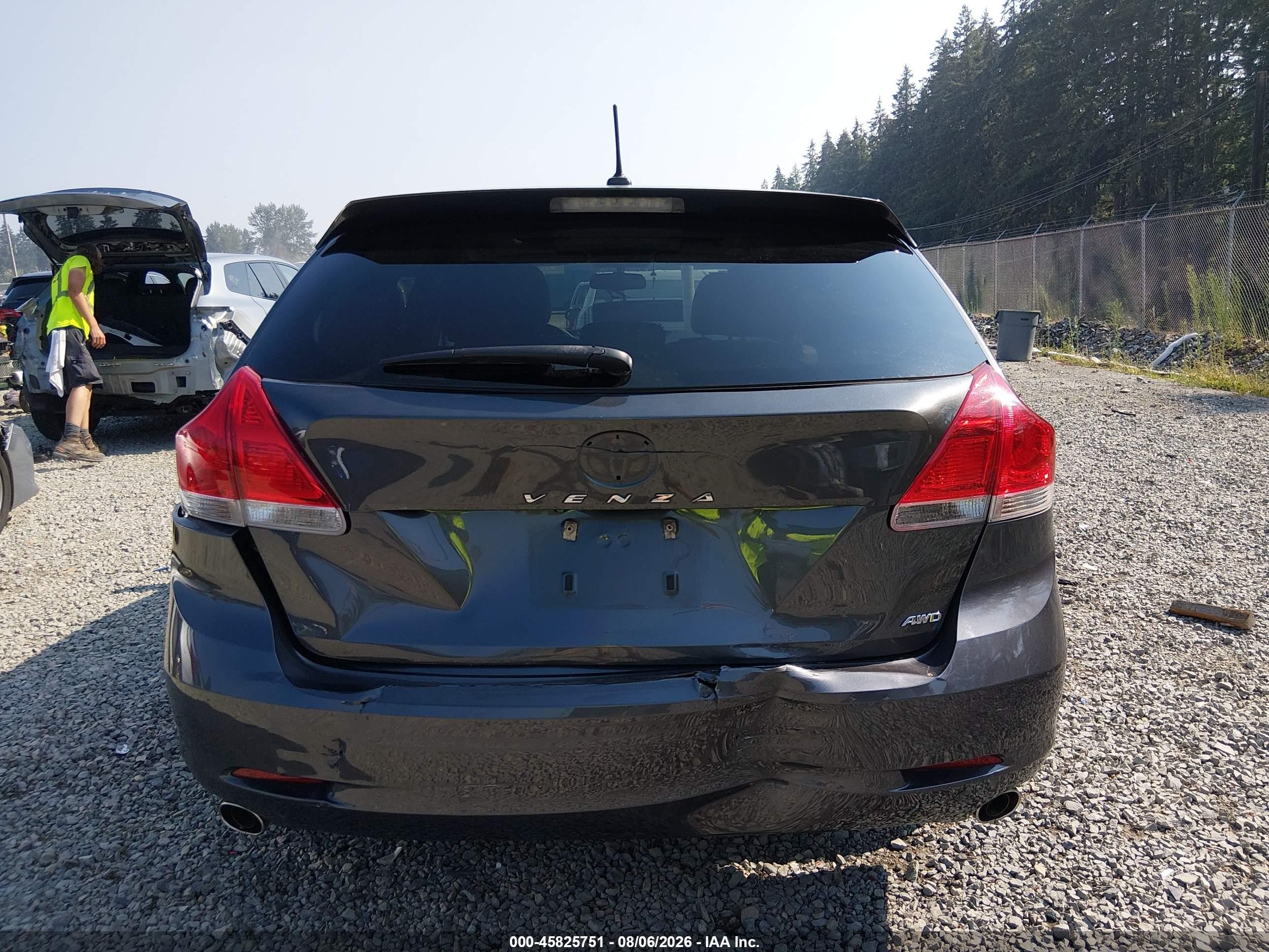2011 Toyota Venza Base V6 Gray vin: 4T3BK3BB5BU062950