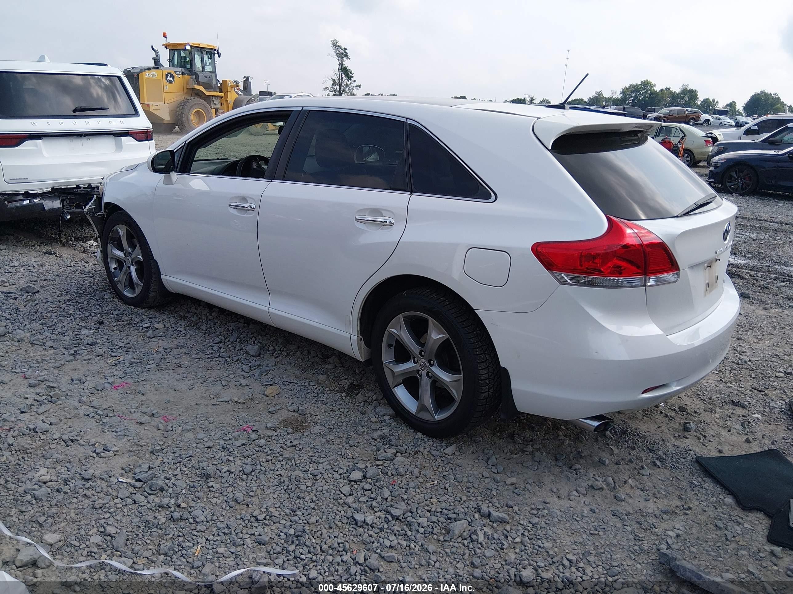 2012 Toyota Venza Limited V6 White vin: 4T3BK3BB5CU065607