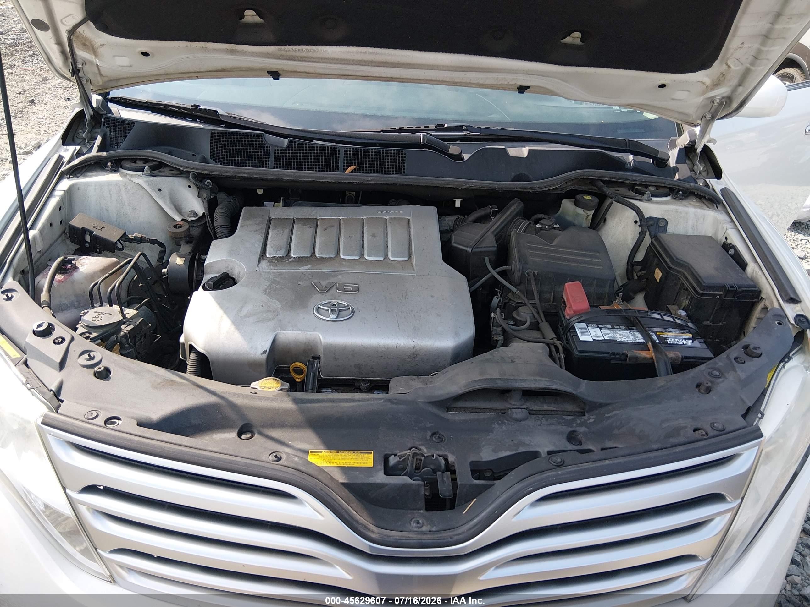 2012 Toyota Venza Limited V6 White vin: 4T3BK3BB5CU065607