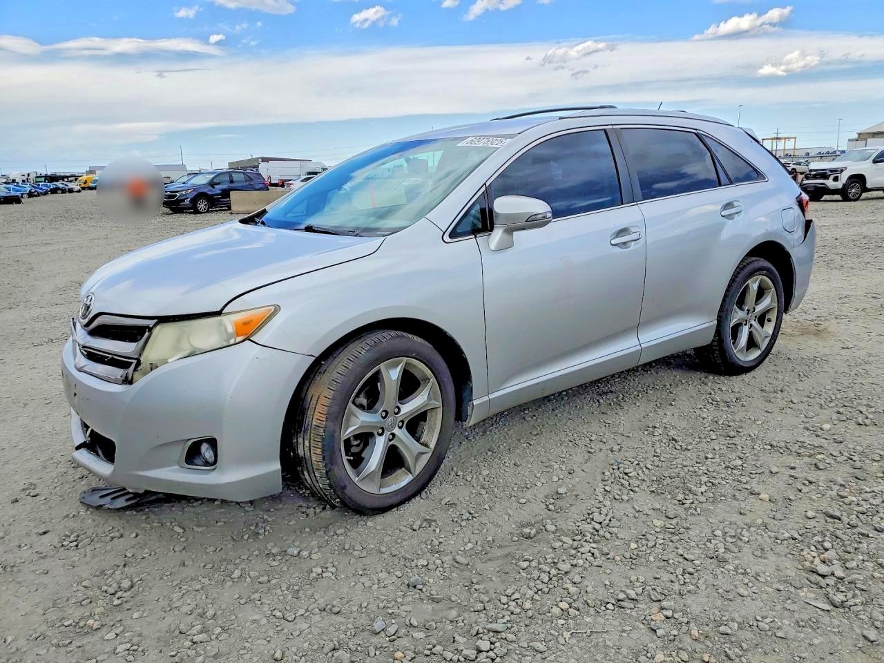 2013 Toyota Venza Le Silver vin: 4T3BK3BB5DU078763