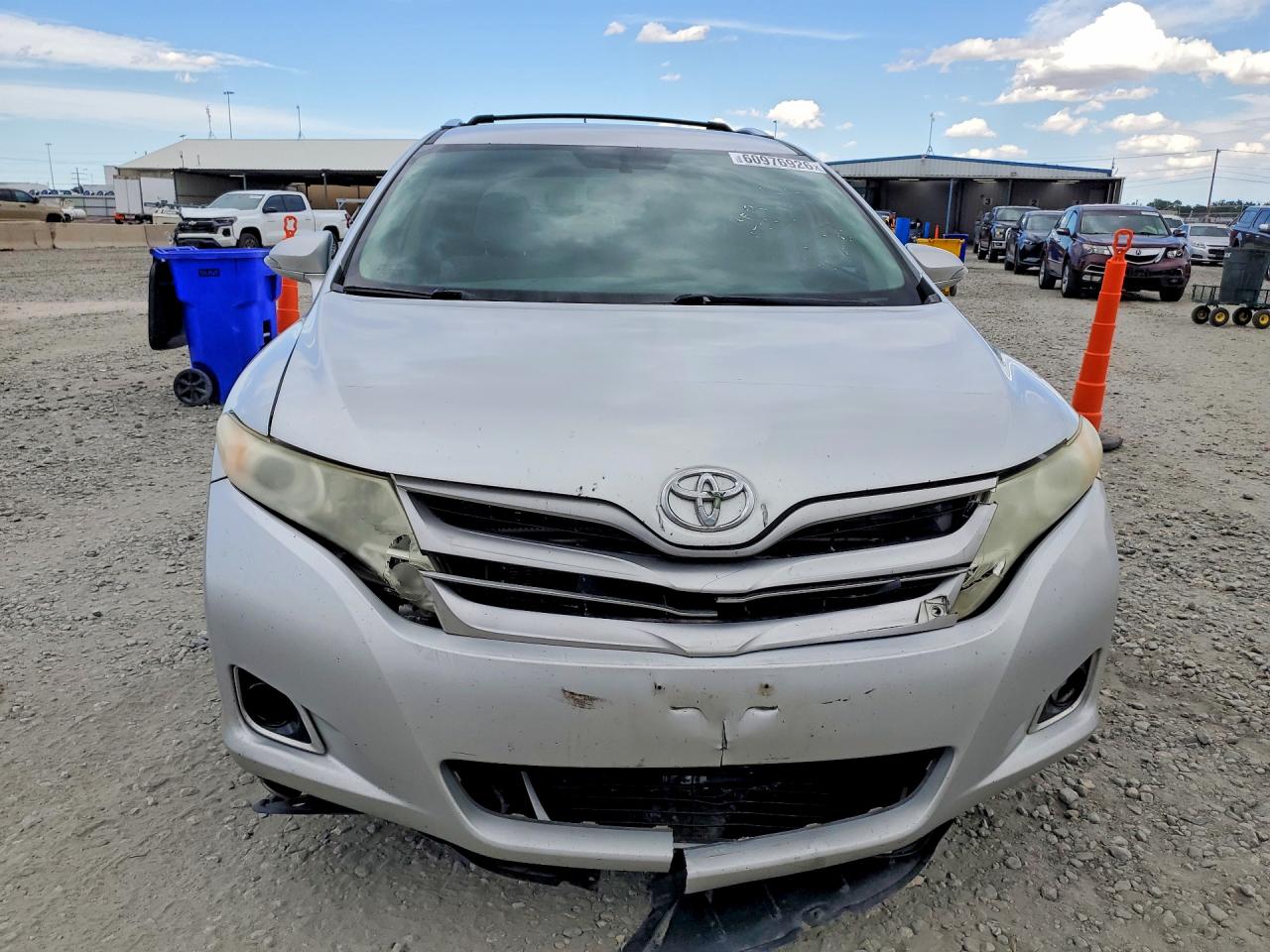 2013 Toyota Venza Le Silver vin: 4T3BK3BB5DU078763