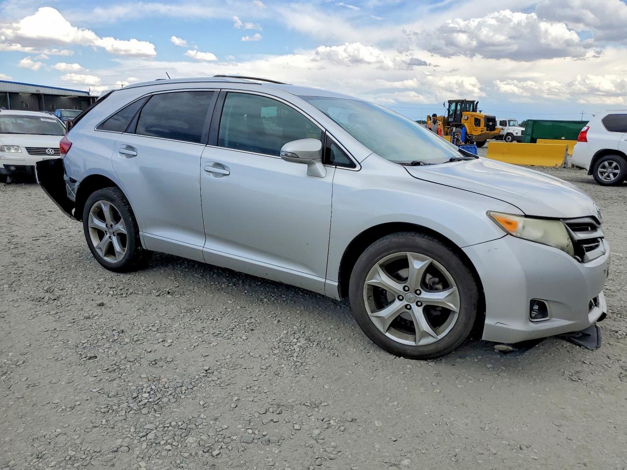 2013 Toyota Venza Le Silver vin: 4T3BK3BB5DU078763