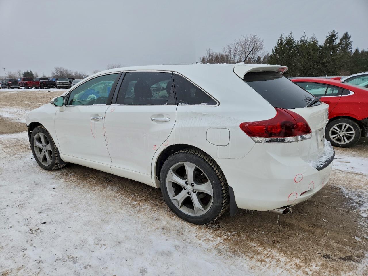 2013 Toyota Venza Le White vin: 4T3BK3BB5DU088516