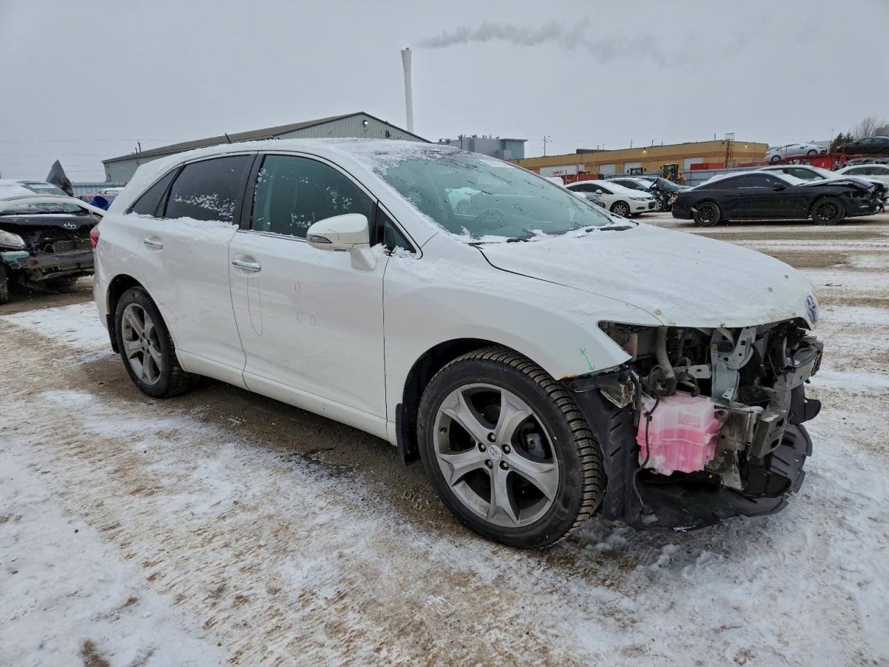2013 Toyota Venza Le White vin: 4T3BK3BB5DU088516