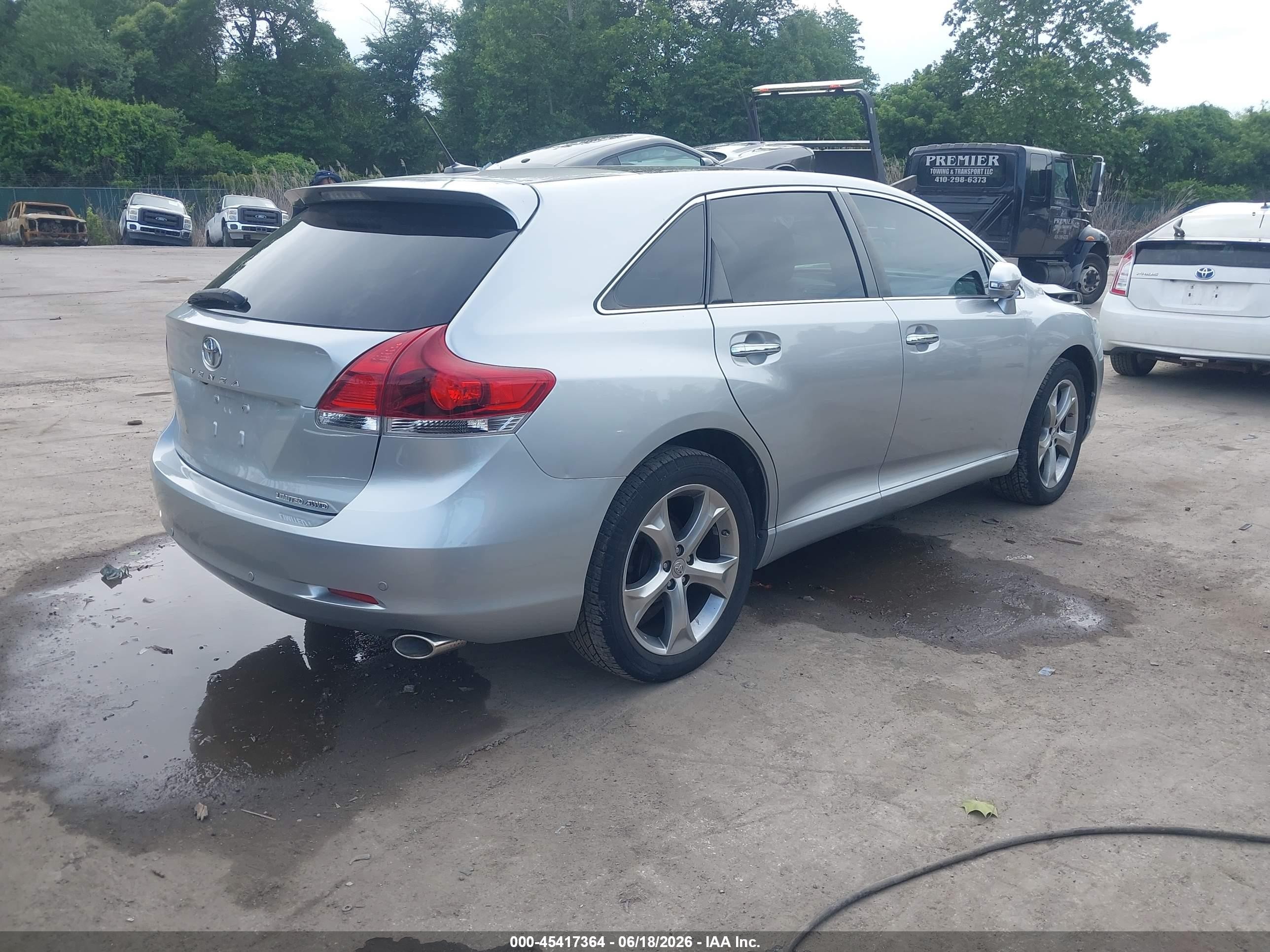 2015 Toyota Venza Limited V6 Silver vin: 4T3BK3BB5FU112705