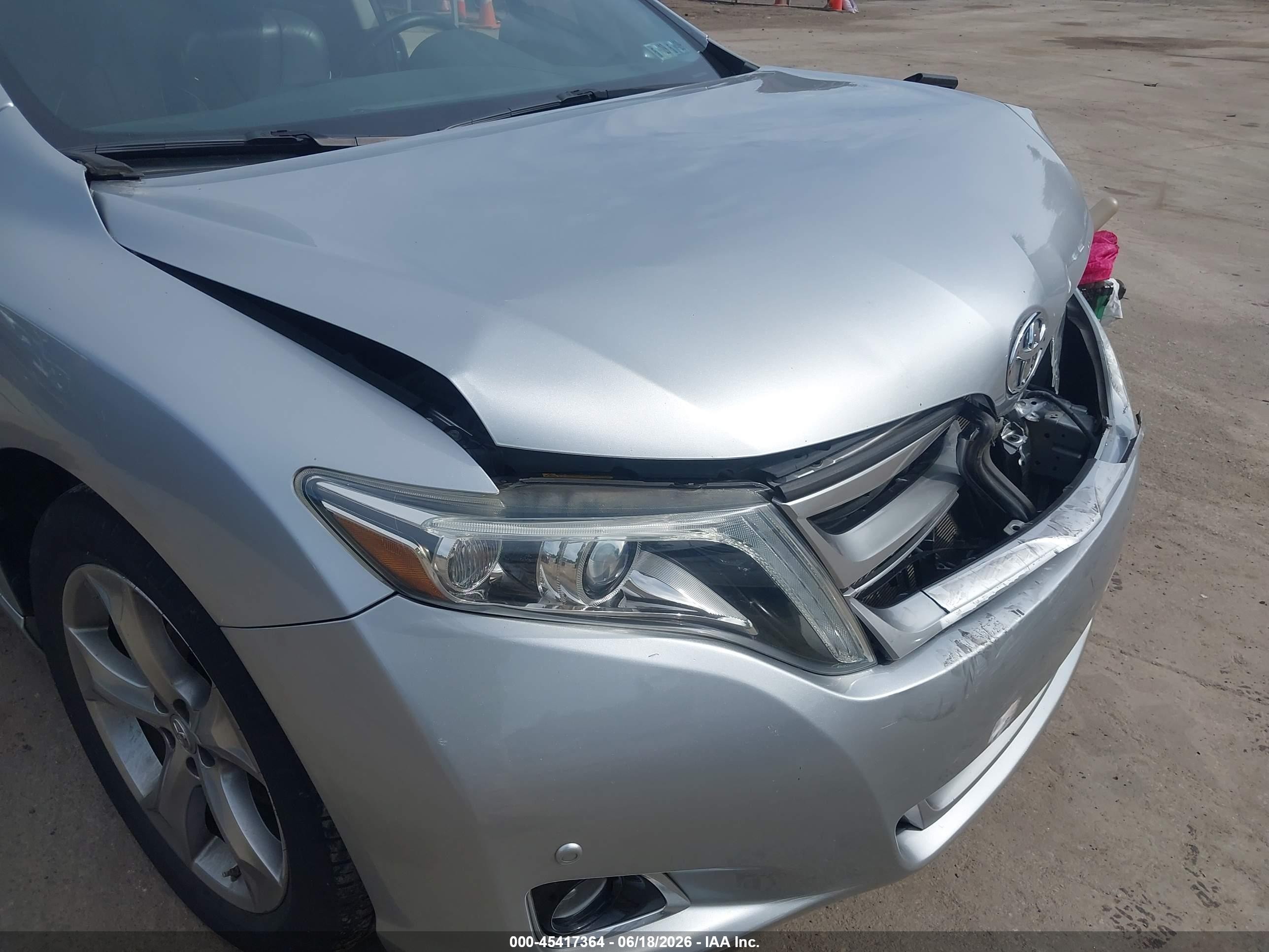 2015 Toyota Venza Limited V6 Silver vin: 4T3BK3BB5FU112705