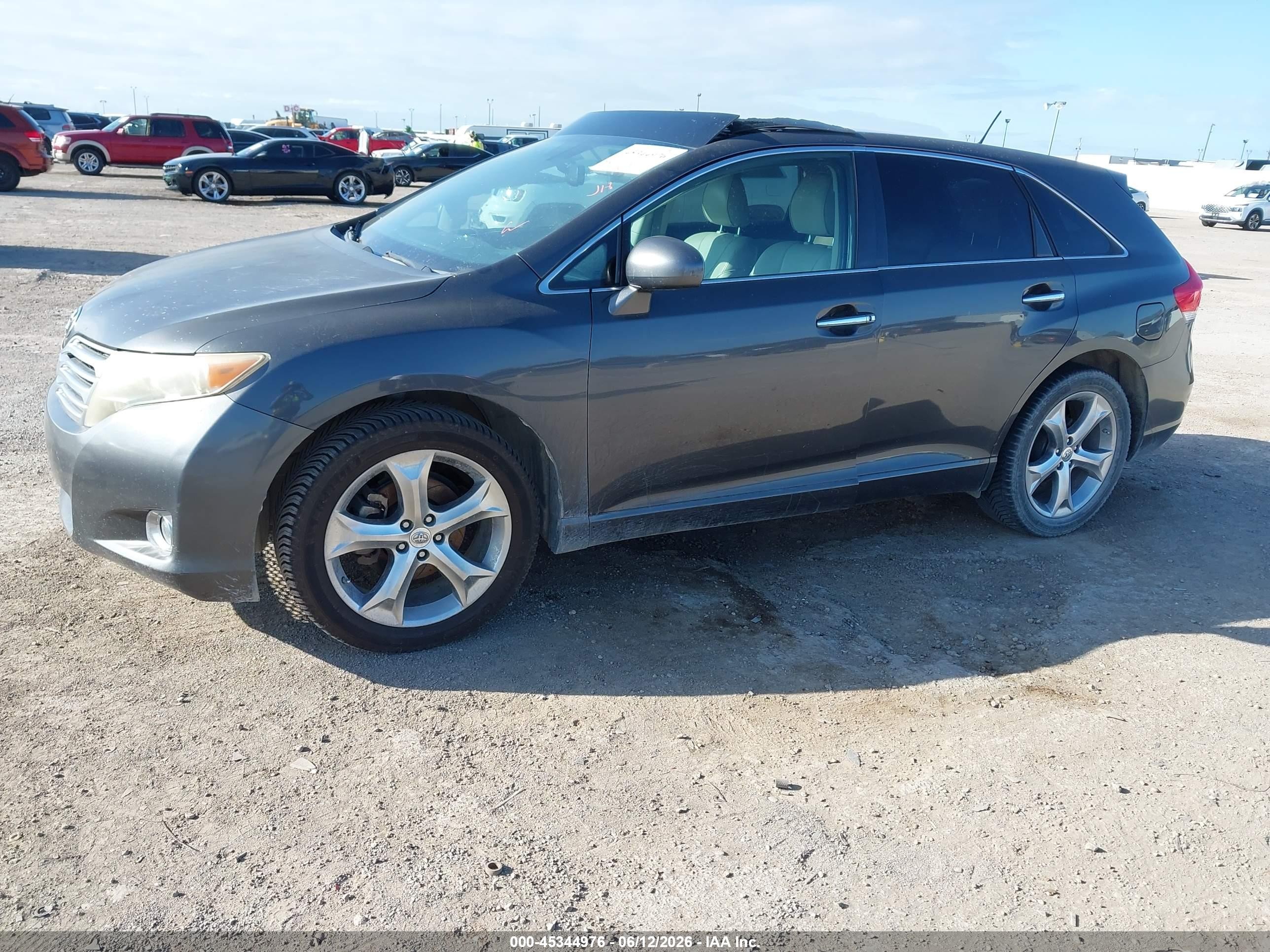 2010 Toyota Venza Base V6 Серый vin: 4T3BK3BB6AU036694