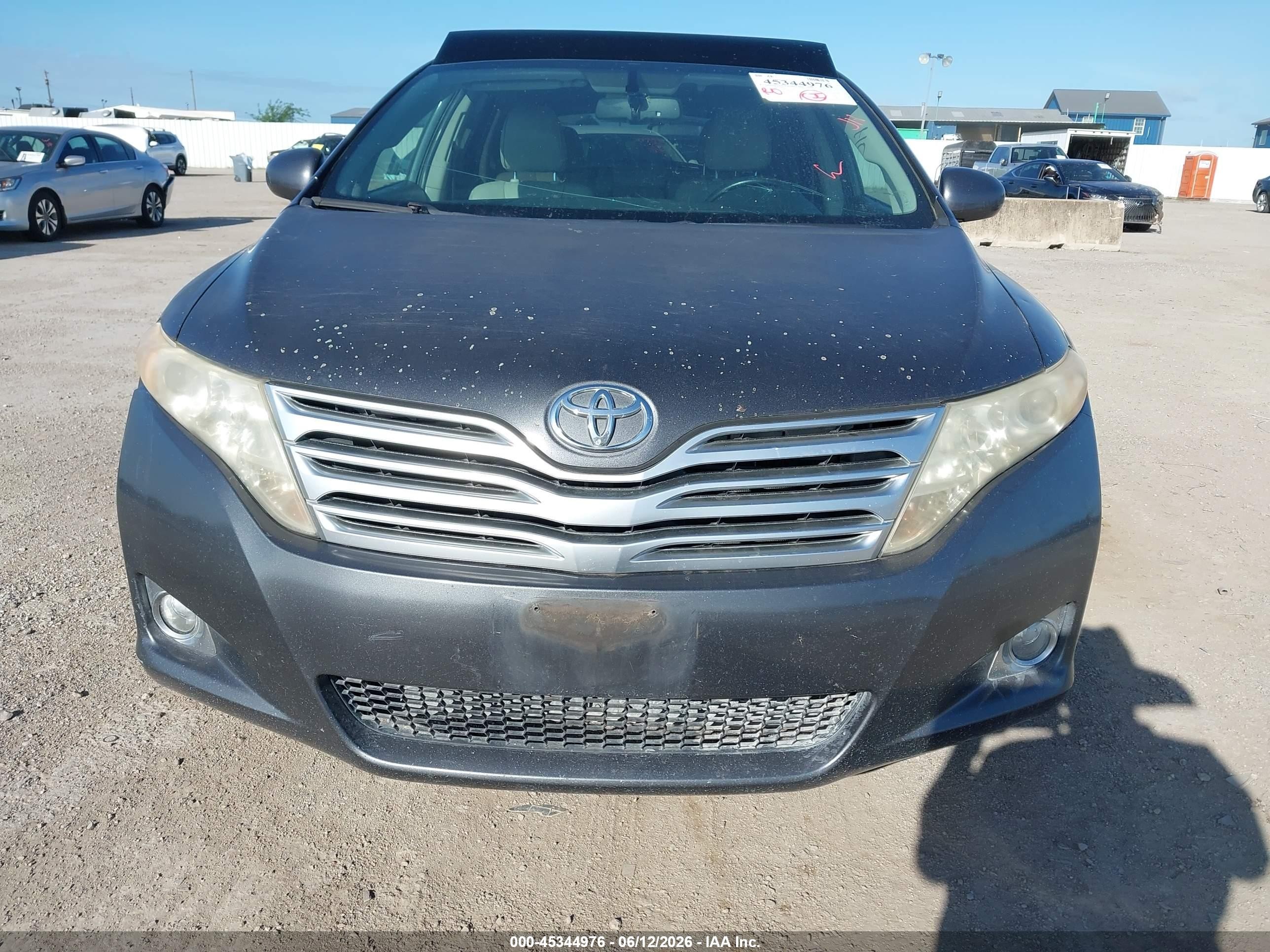 2010 Toyota Venza Base V6 Серый vin: 4T3BK3BB6AU036694