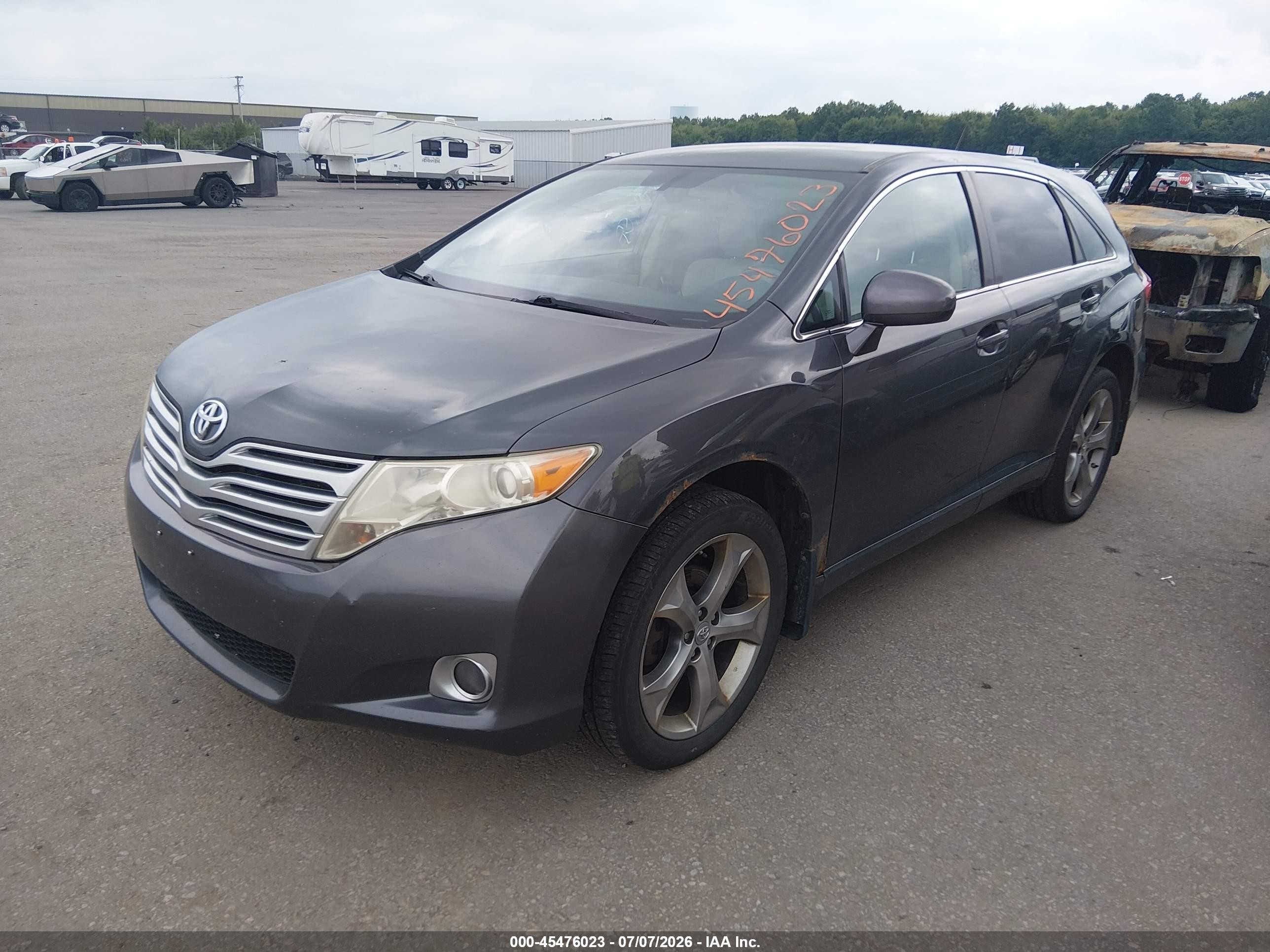2010 Toyota Venza Base V6 Gray vin: 4T3BK3BB6AU038400