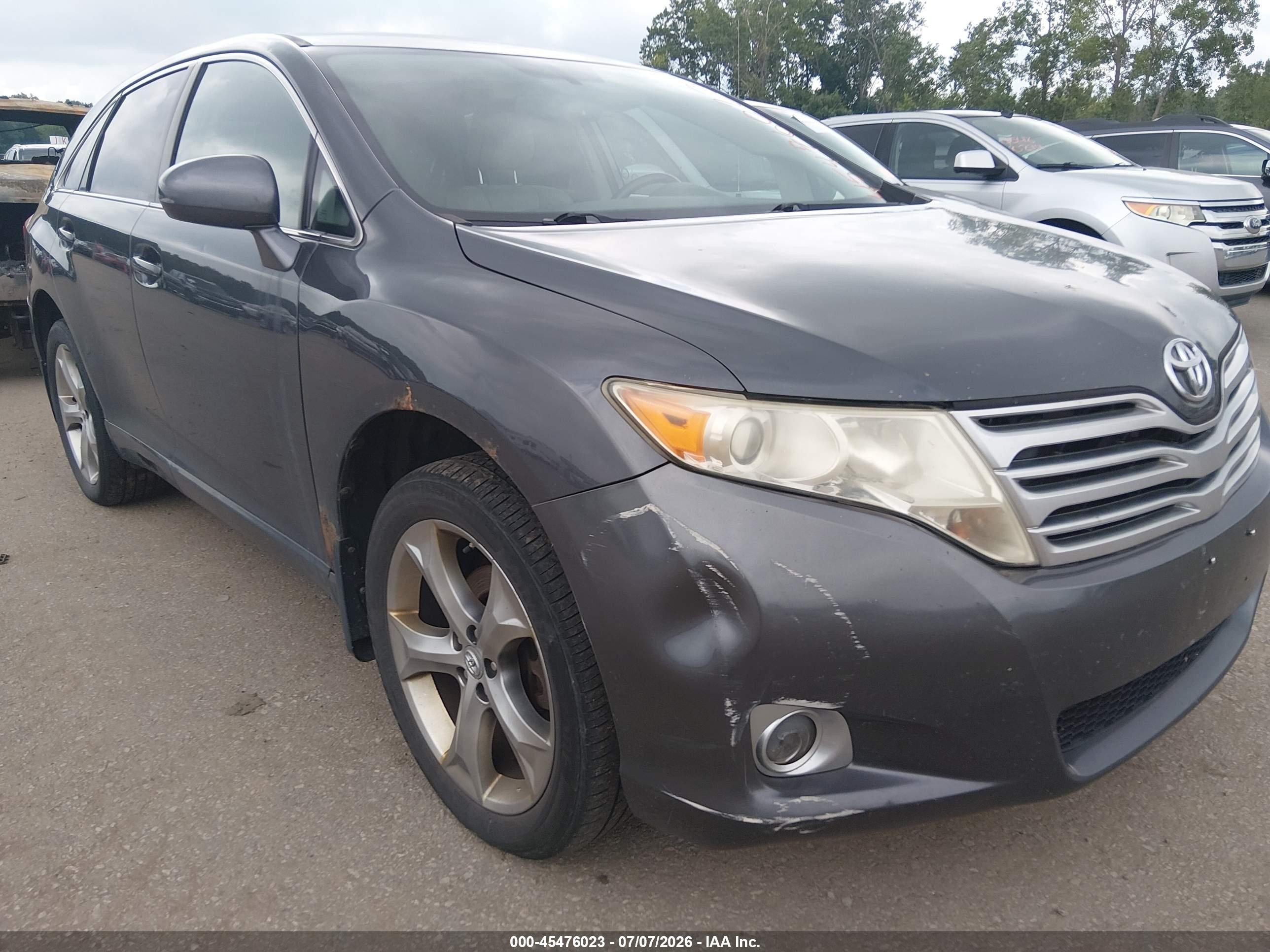 2010 Toyota Venza Base V6 Gray vin: 4T3BK3BB6AU038400